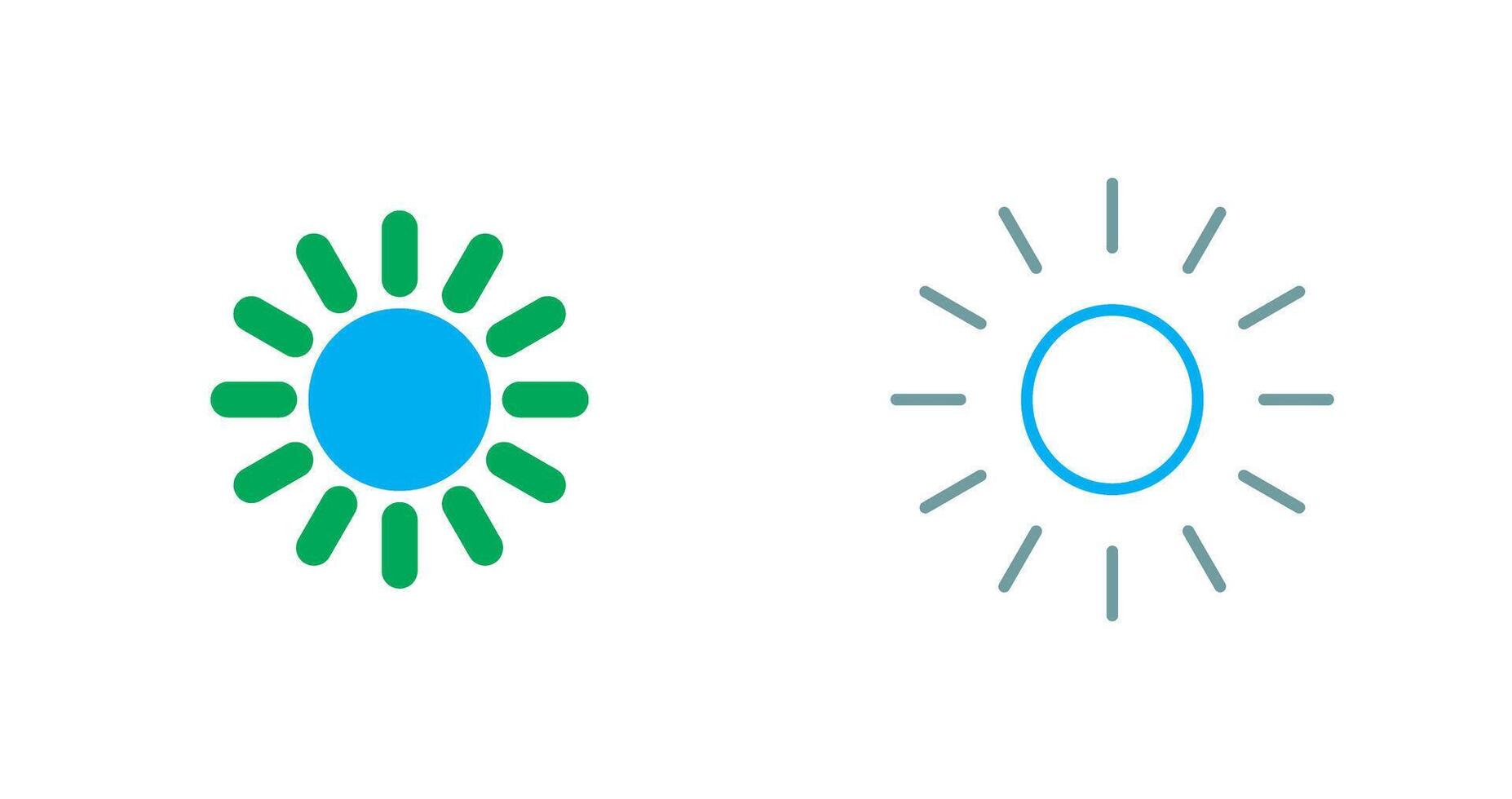 Sun Icon Design vector