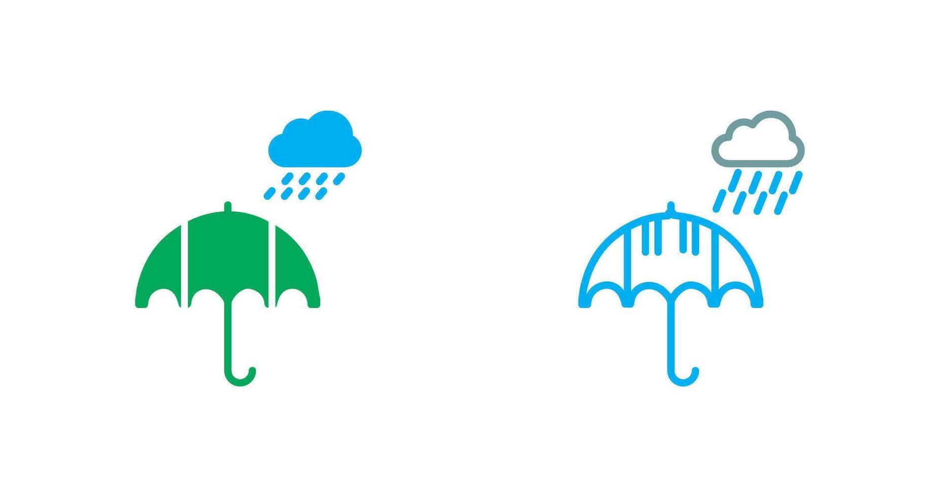 Umbrella Icon Design vector