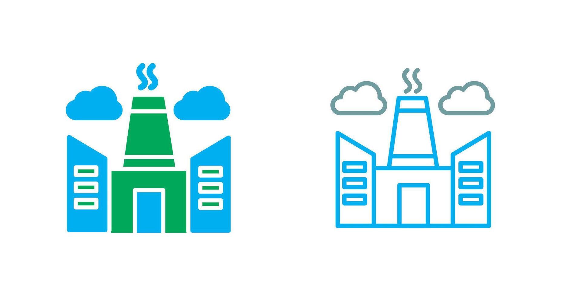 Factory Icon Design vector