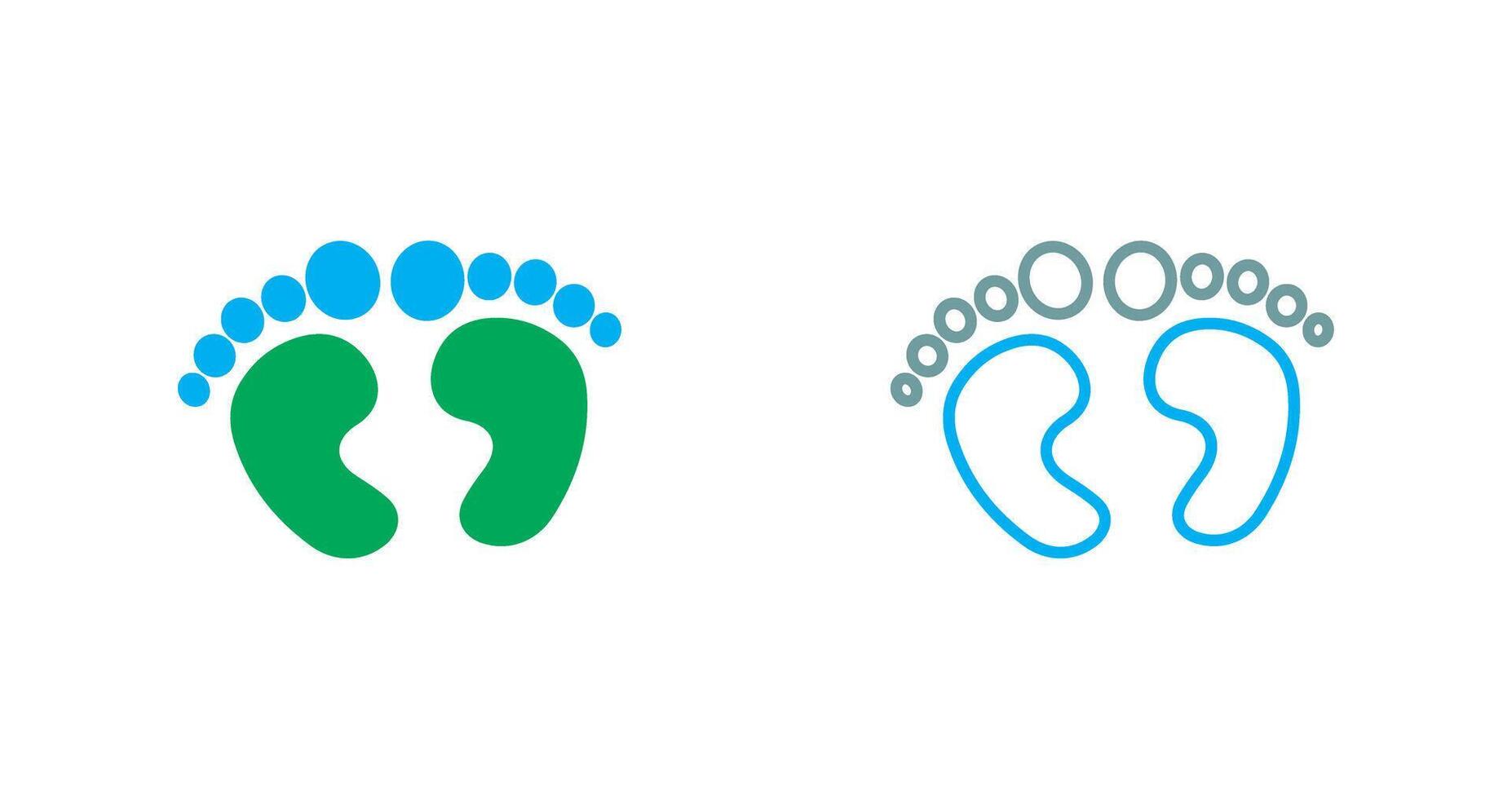 Feet Icon Design vector