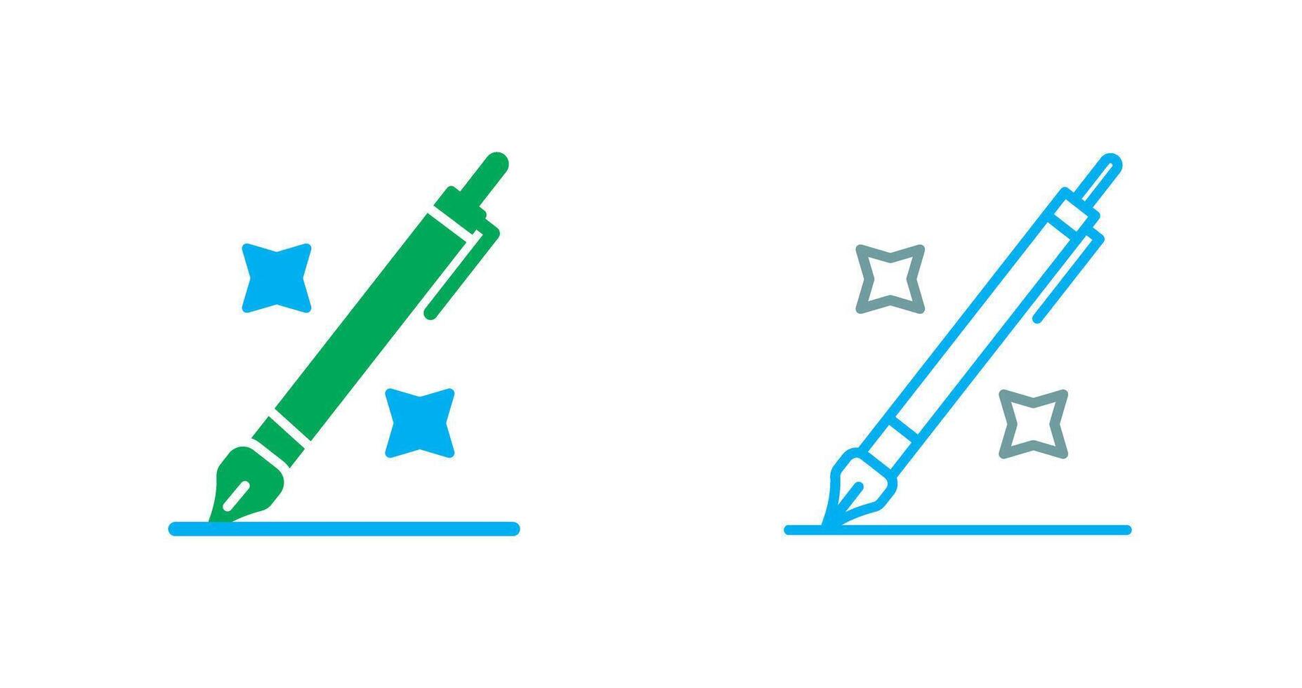 Pen Icon Design vector