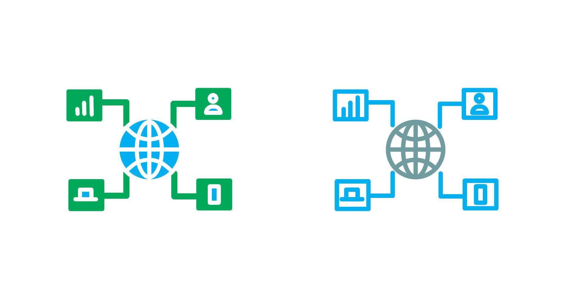 Online Marketing Icon Design vector