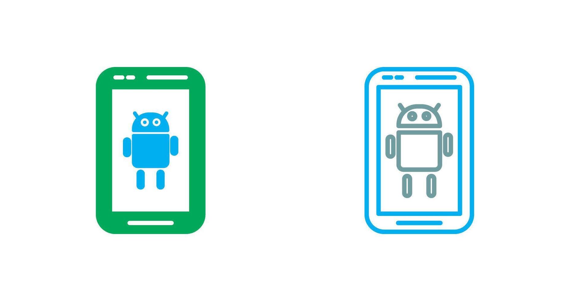 Android Icon Design vector