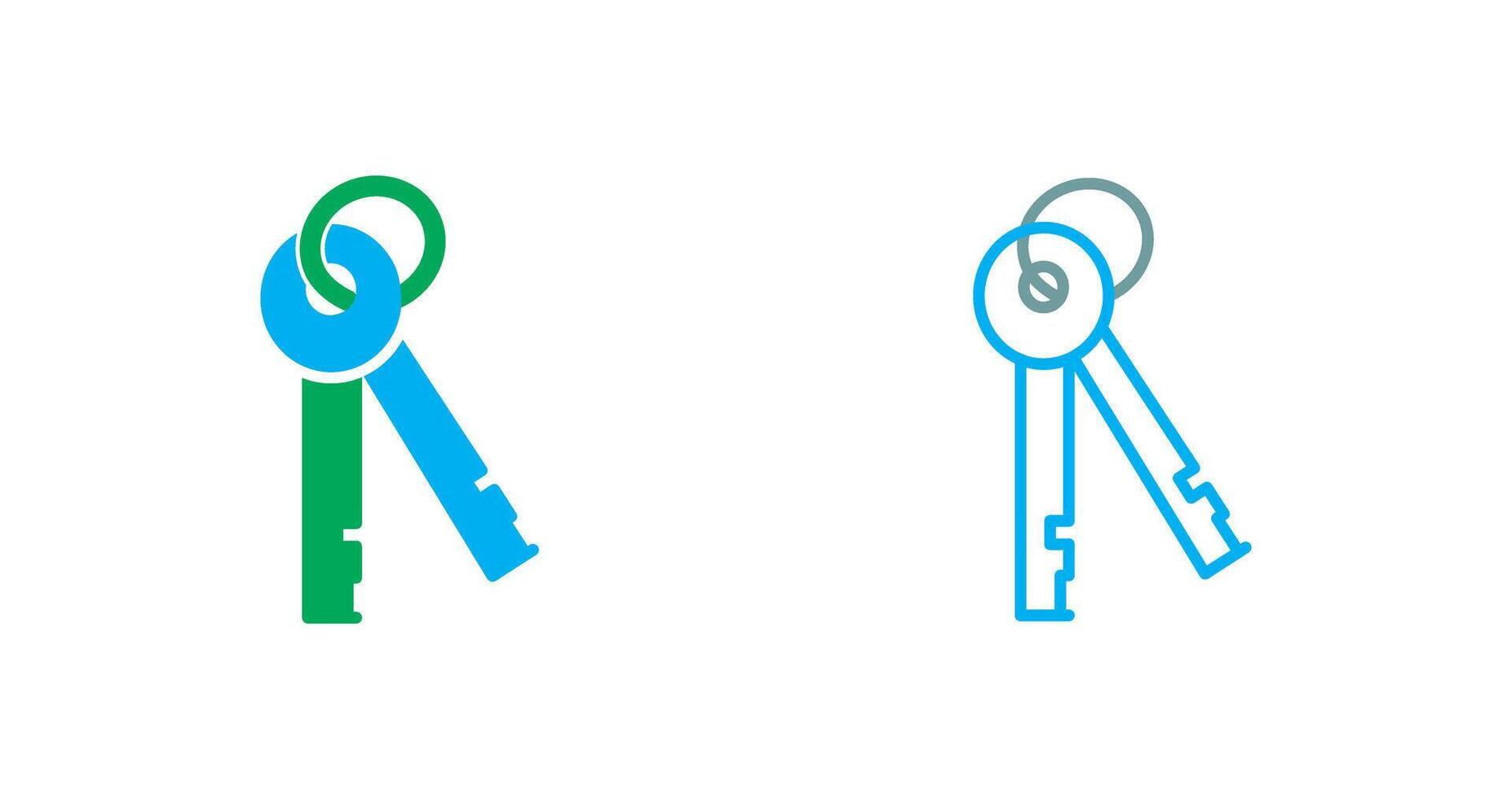 Key Icon Design vector