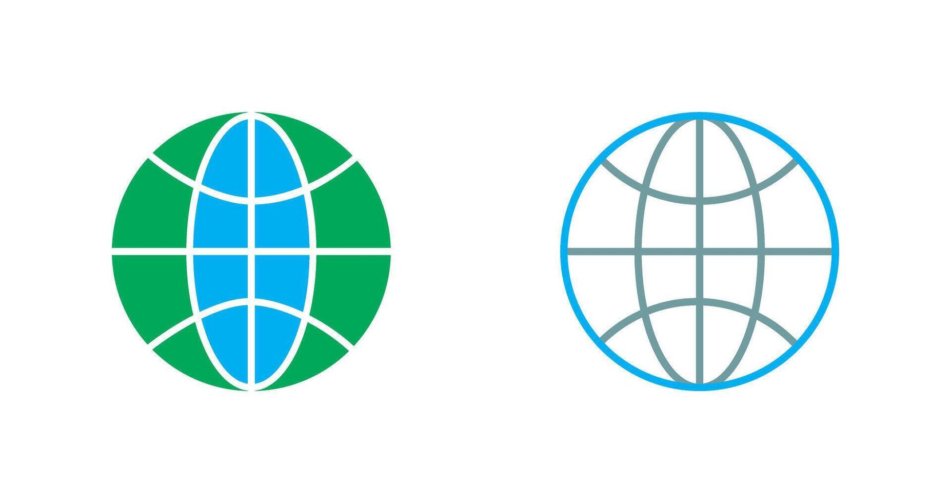 Globe Icon Design vector