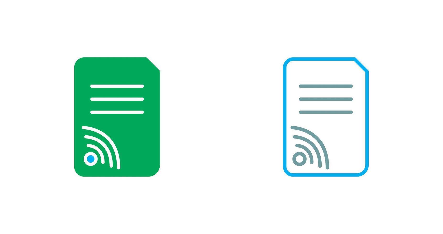 Wireless Icon Design vector