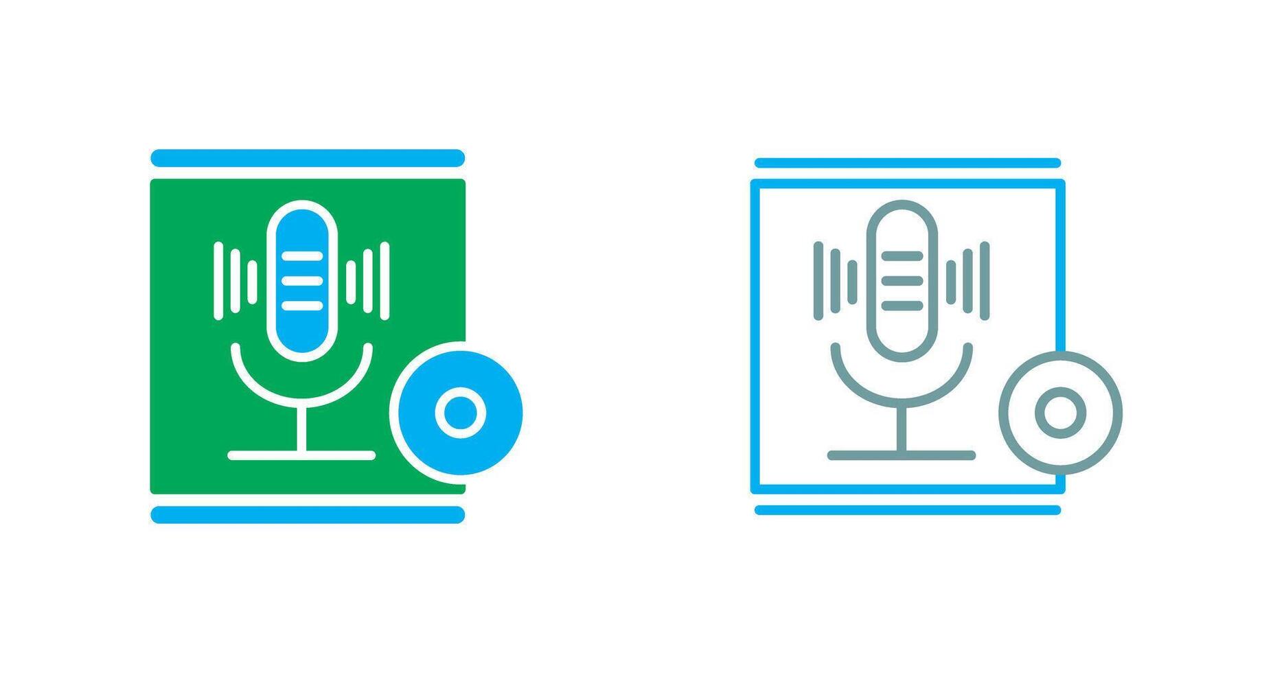 Recording Icon Design vector