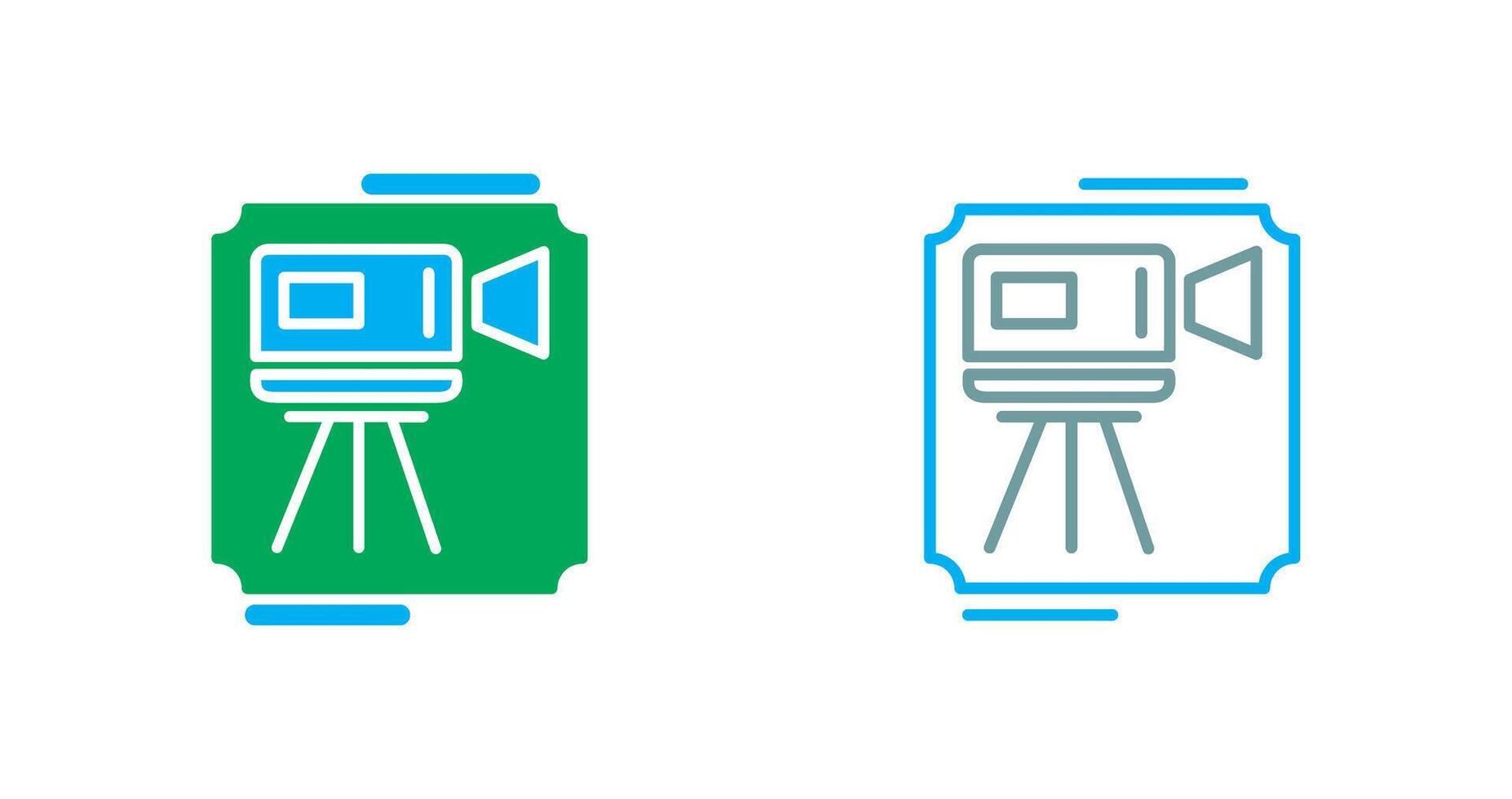 Camcorder Icon Design vector