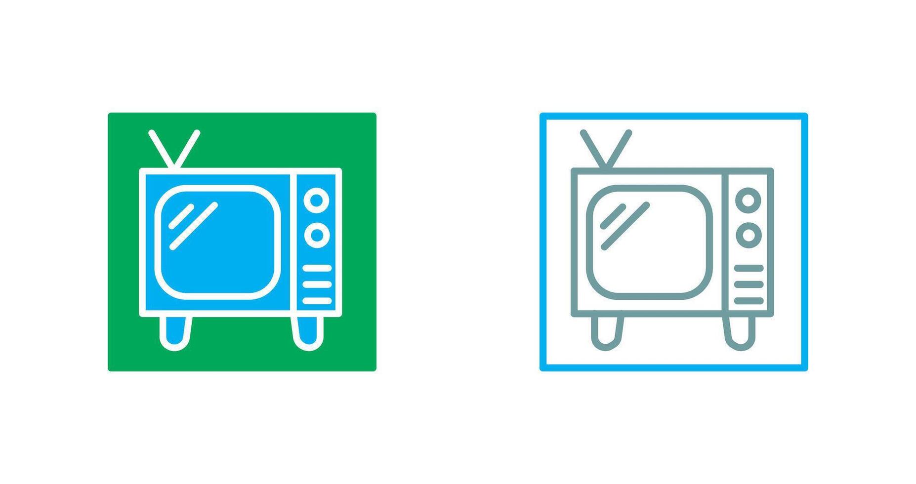 Television Icon Design vector