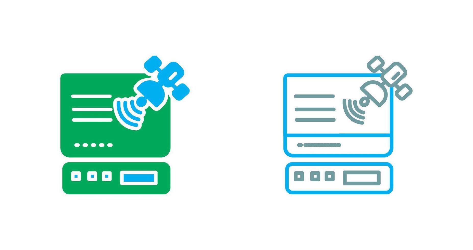 Satellite Icon Design vector