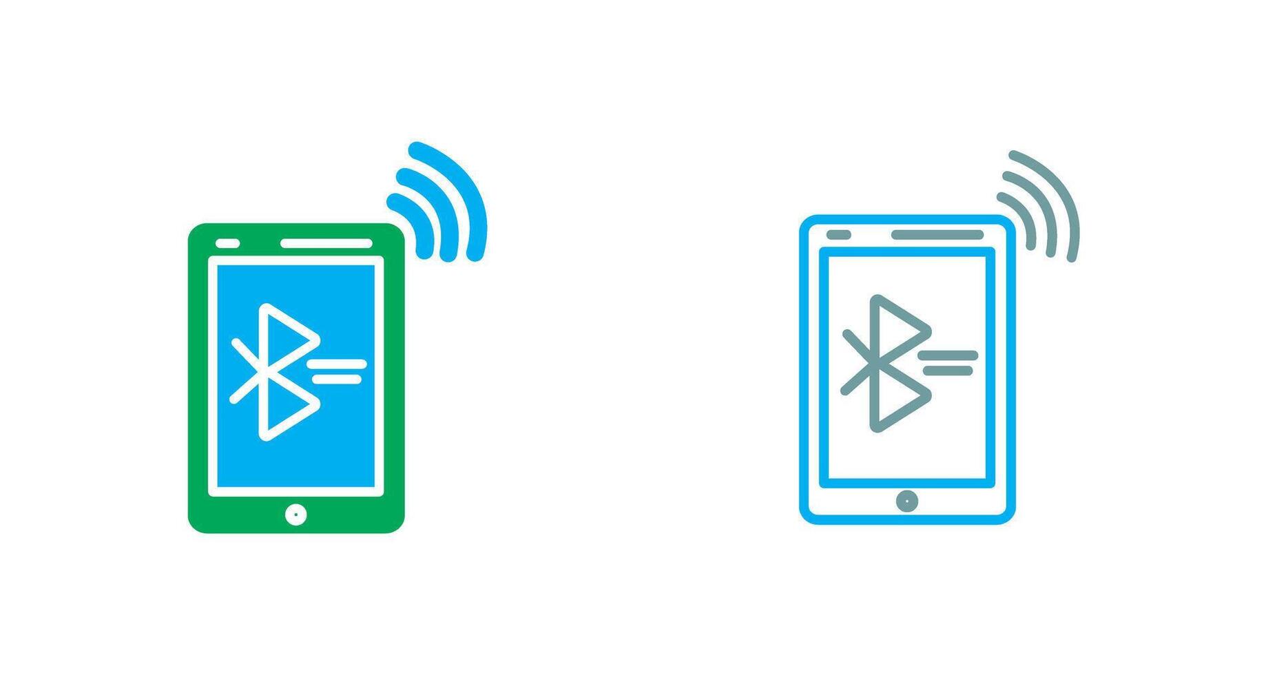 Bluetooth Icon Design vector