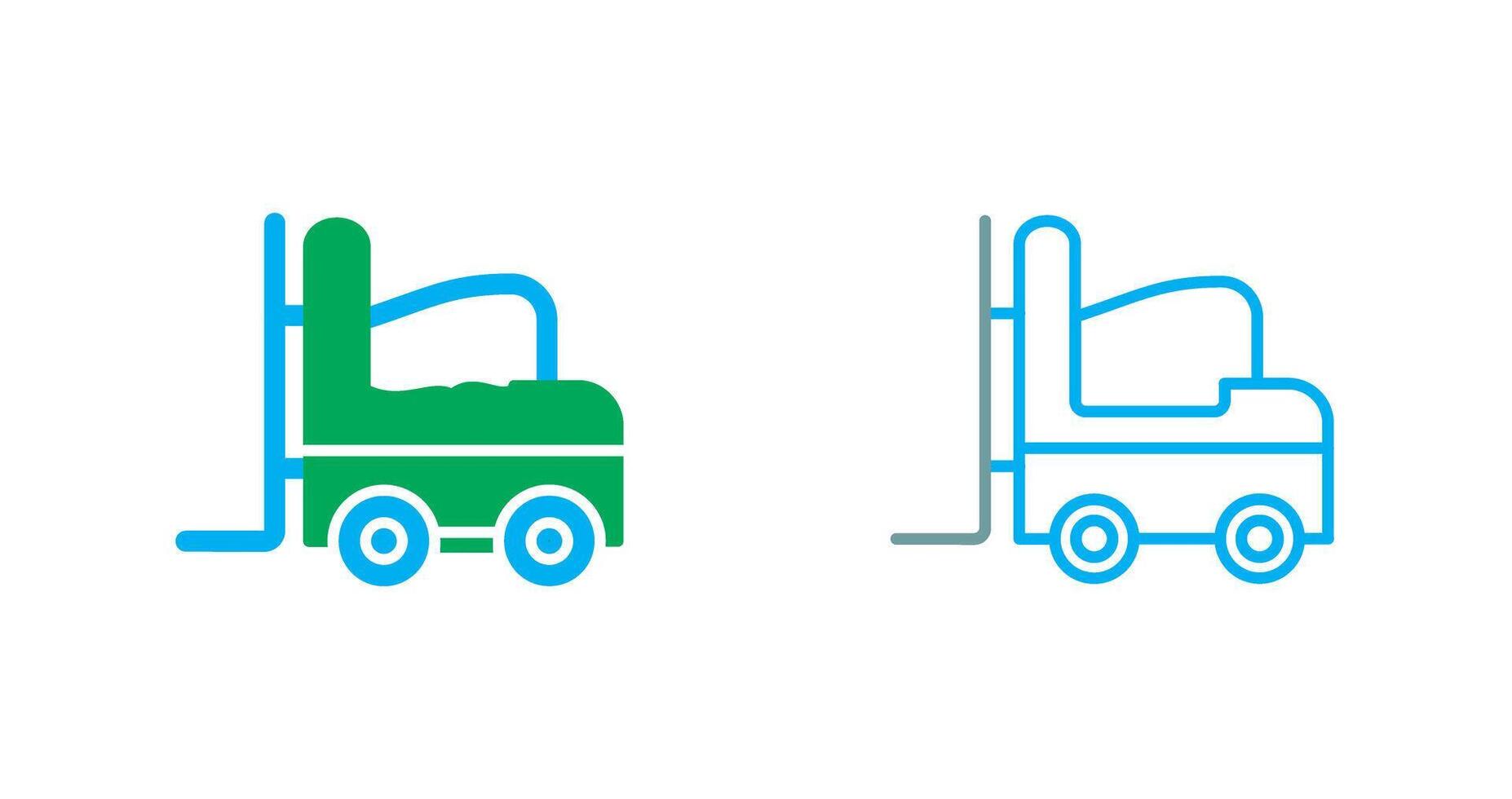 Forklift Icon Design vector