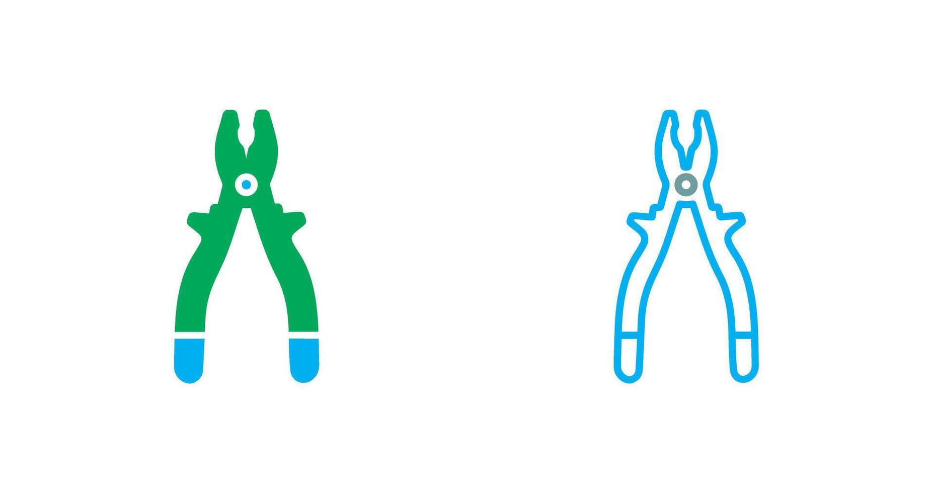 Pliers Icon Design vector