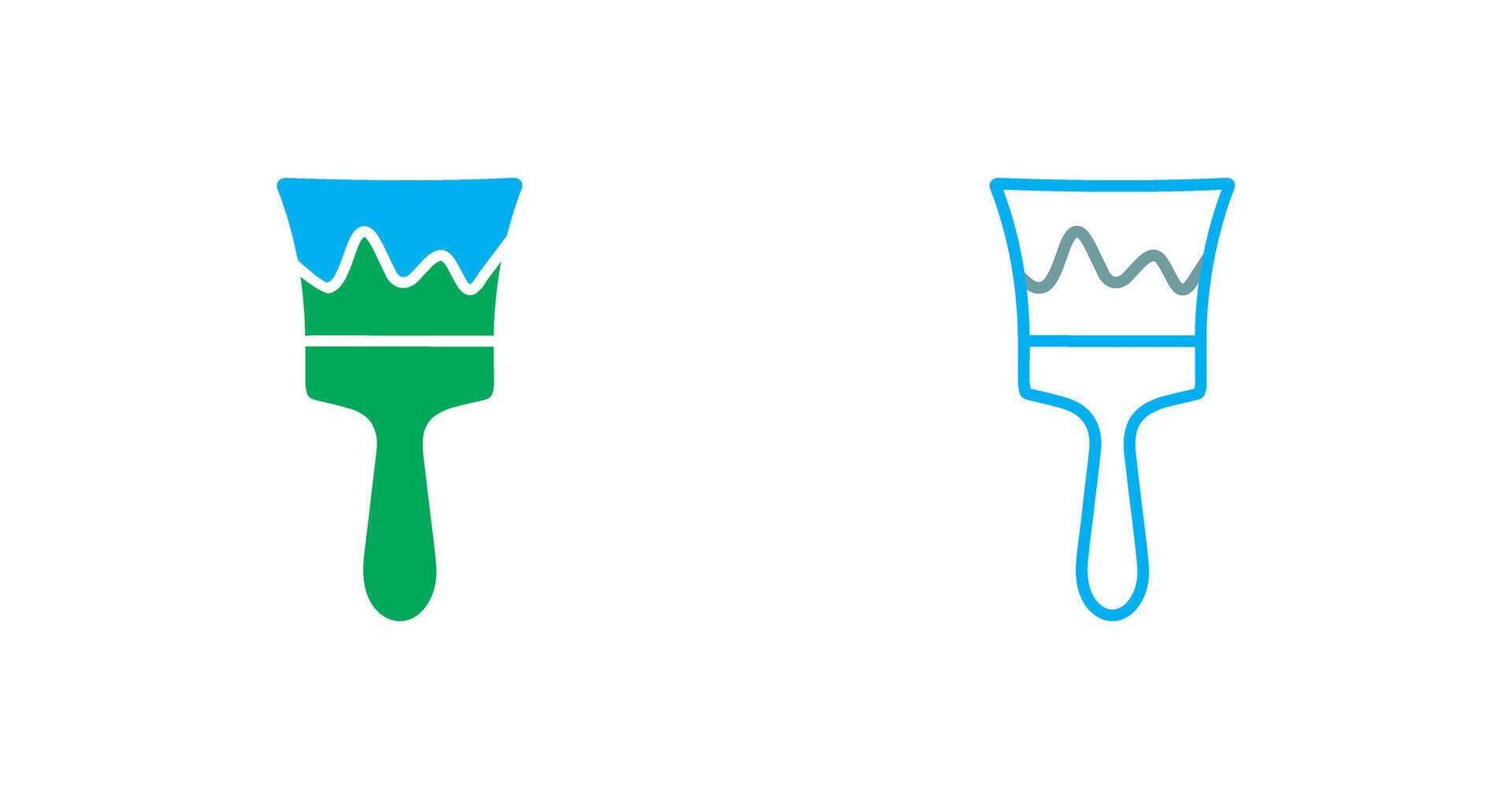 Brush Icon Design vector