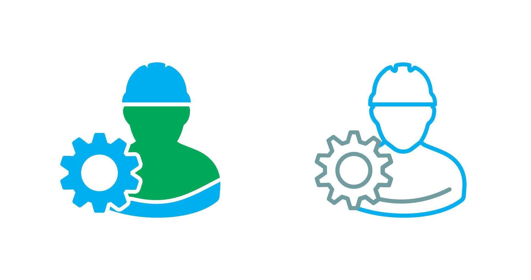 Engineer Icon Design vector