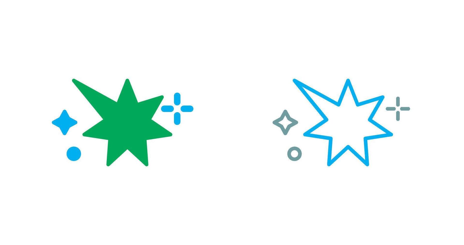 Spark Icon Design vector