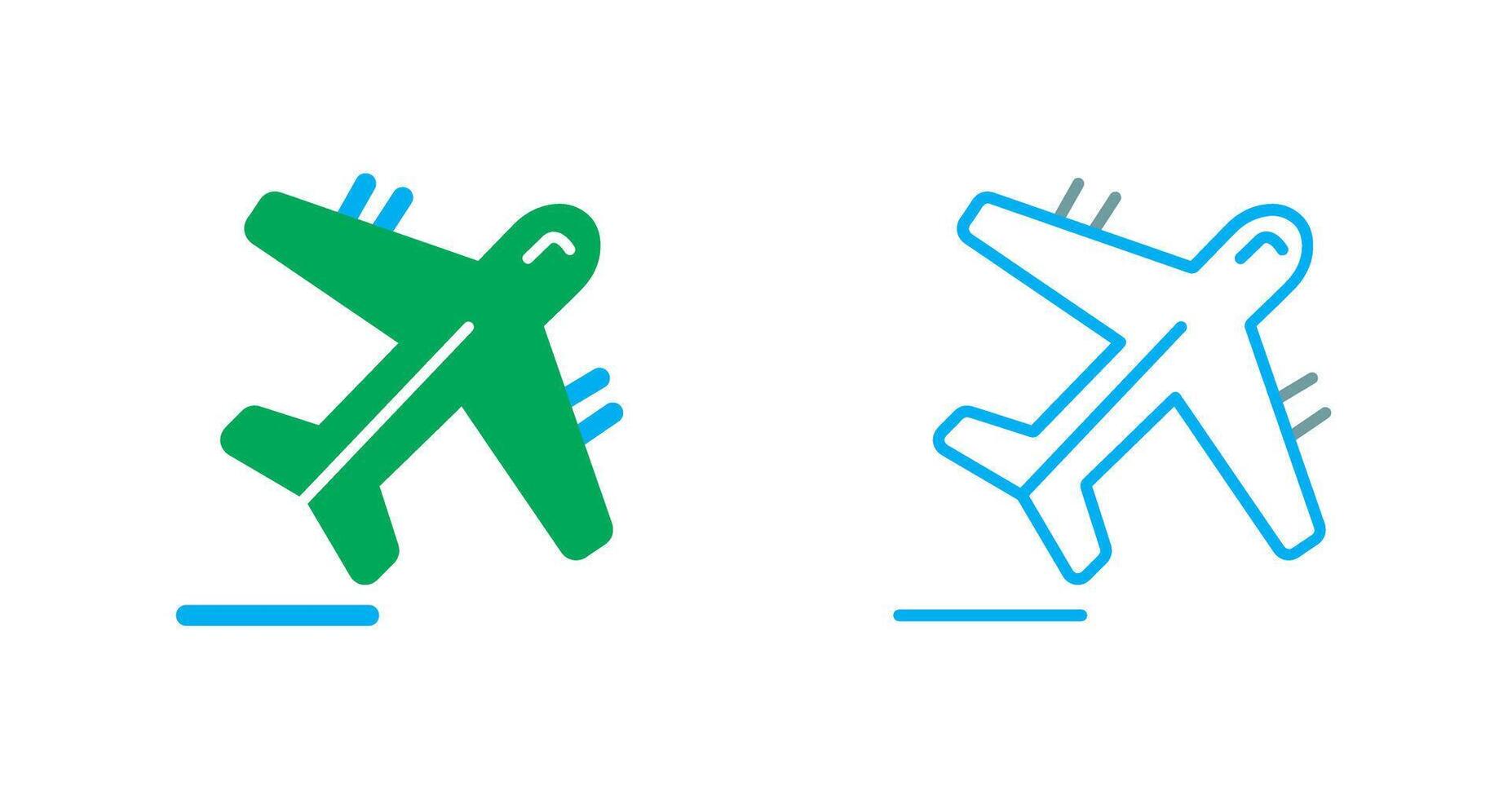 Airplane Icon Design vector