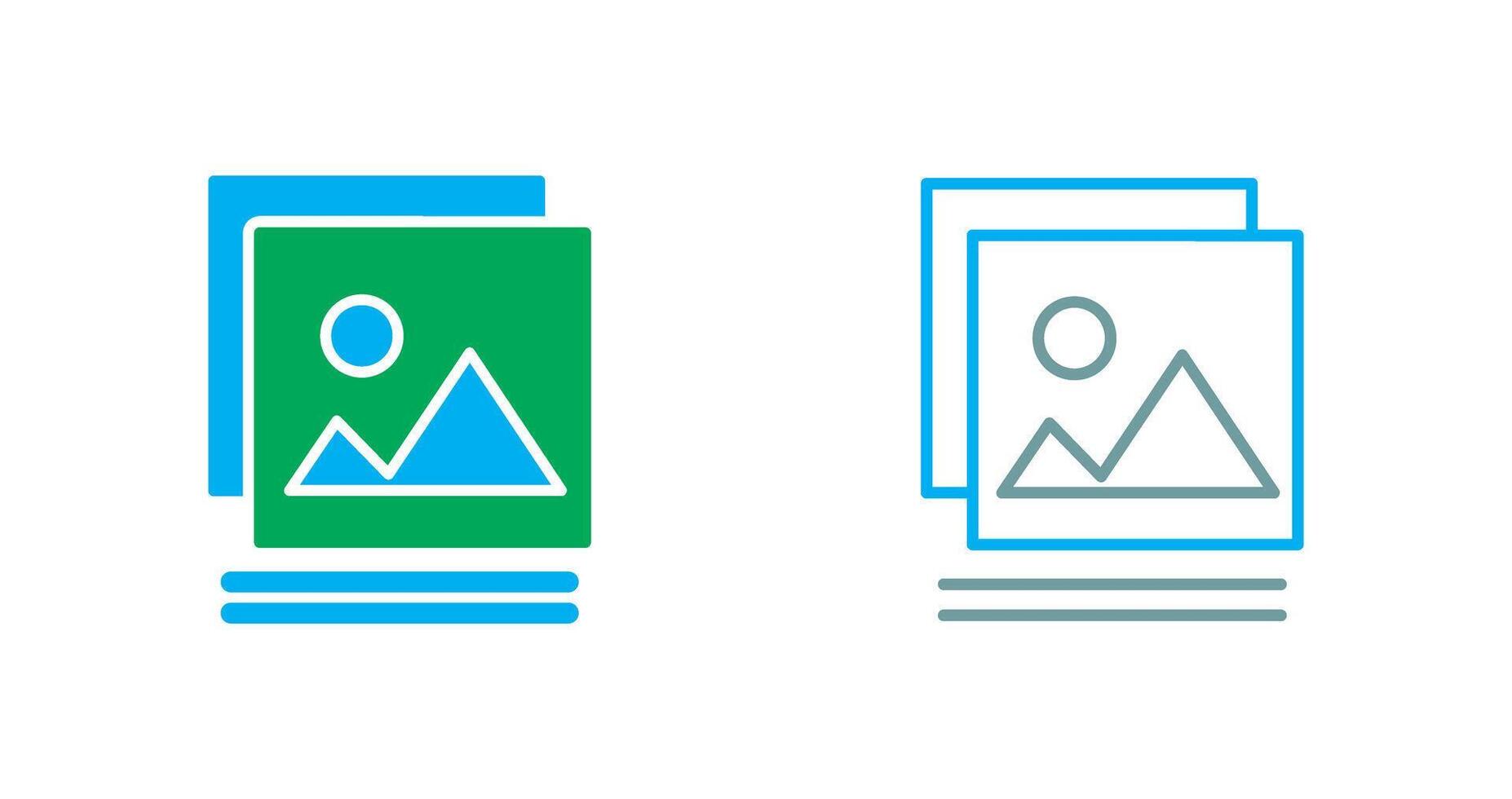 Gallery Icon Design vector