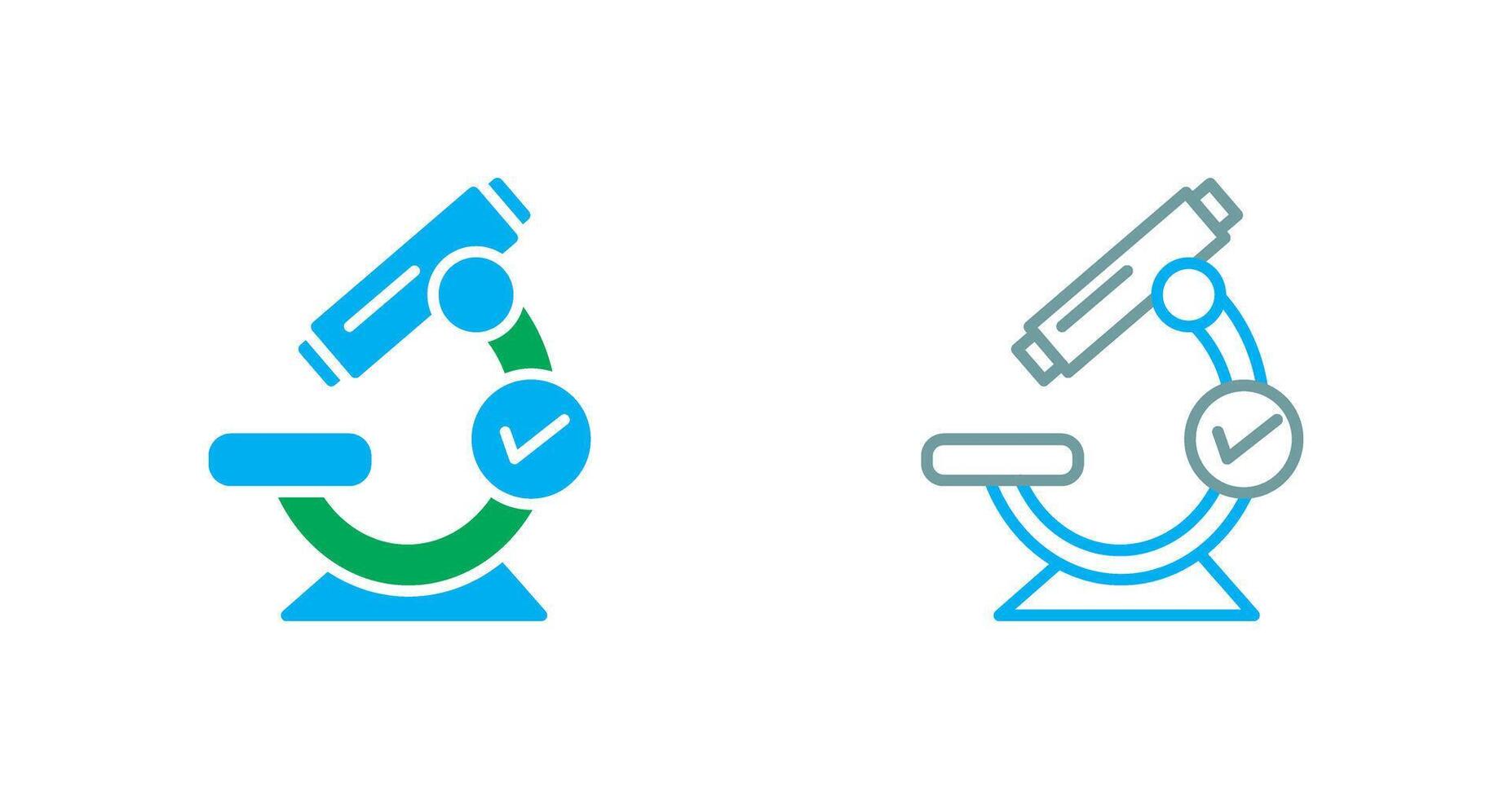 Microscope Icon Design vector