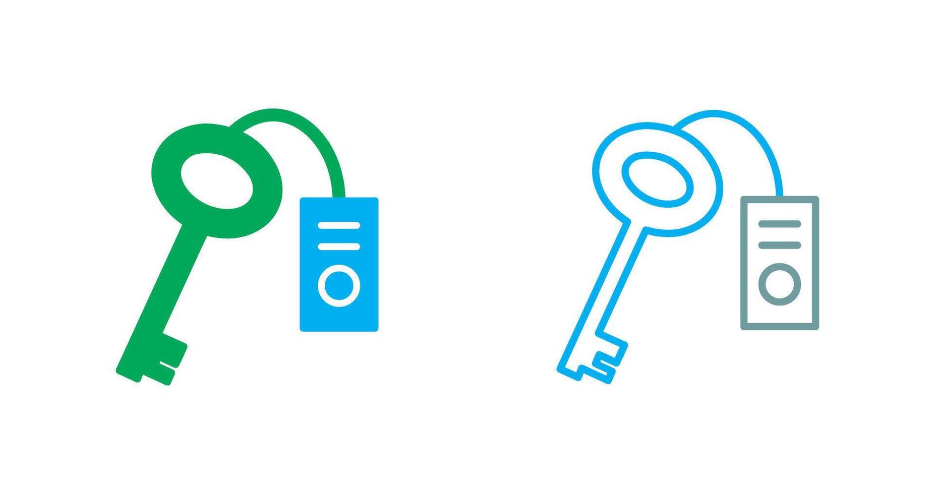 Key Icon Design vector