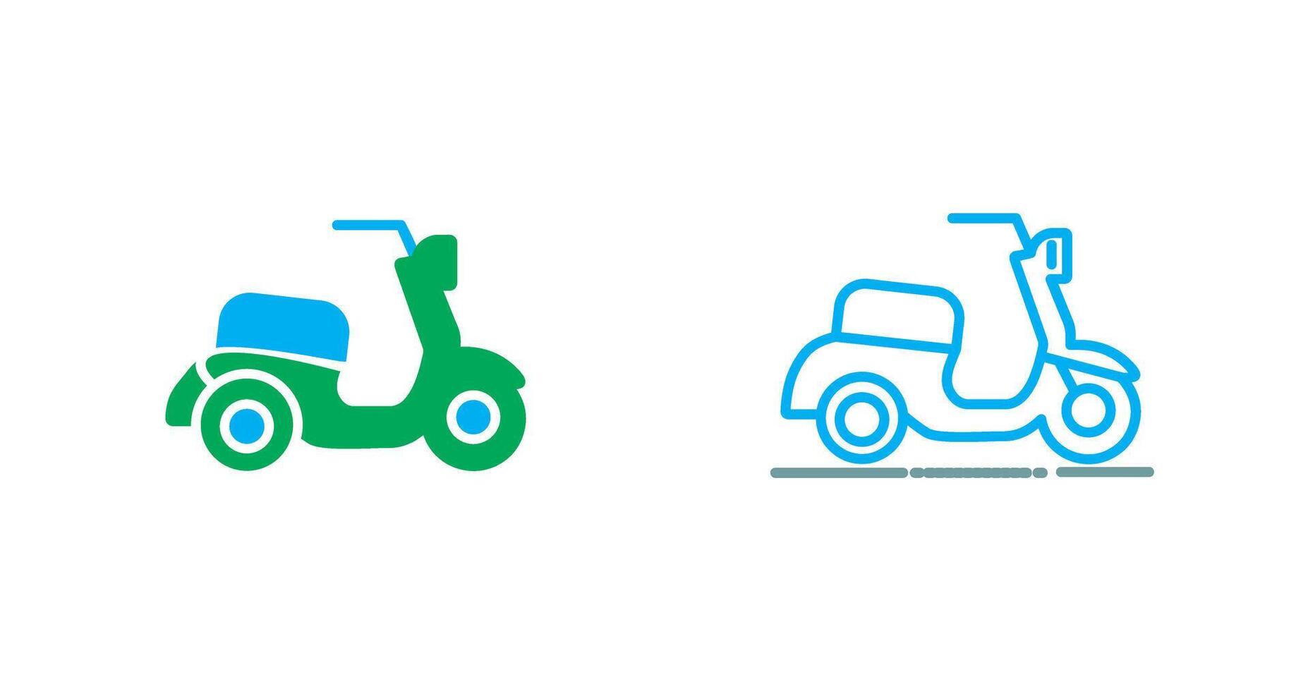 diseño de icono de scooter vector