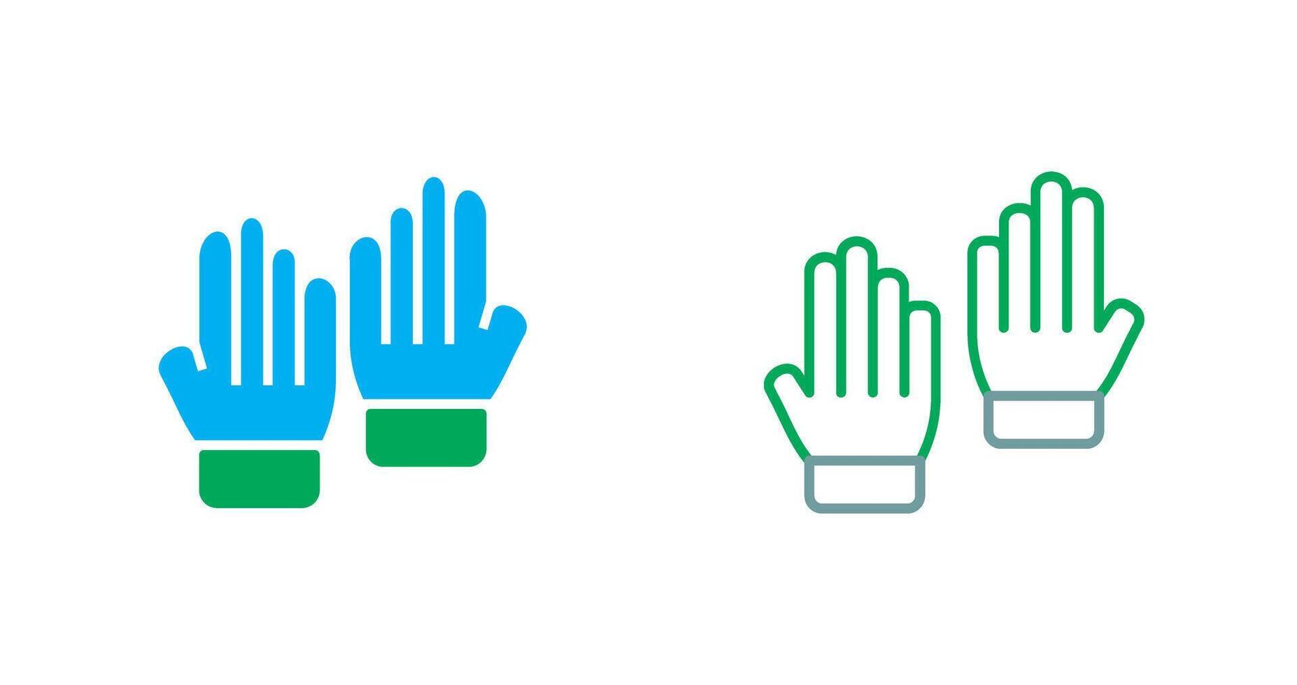 Gloves Icon Design vector