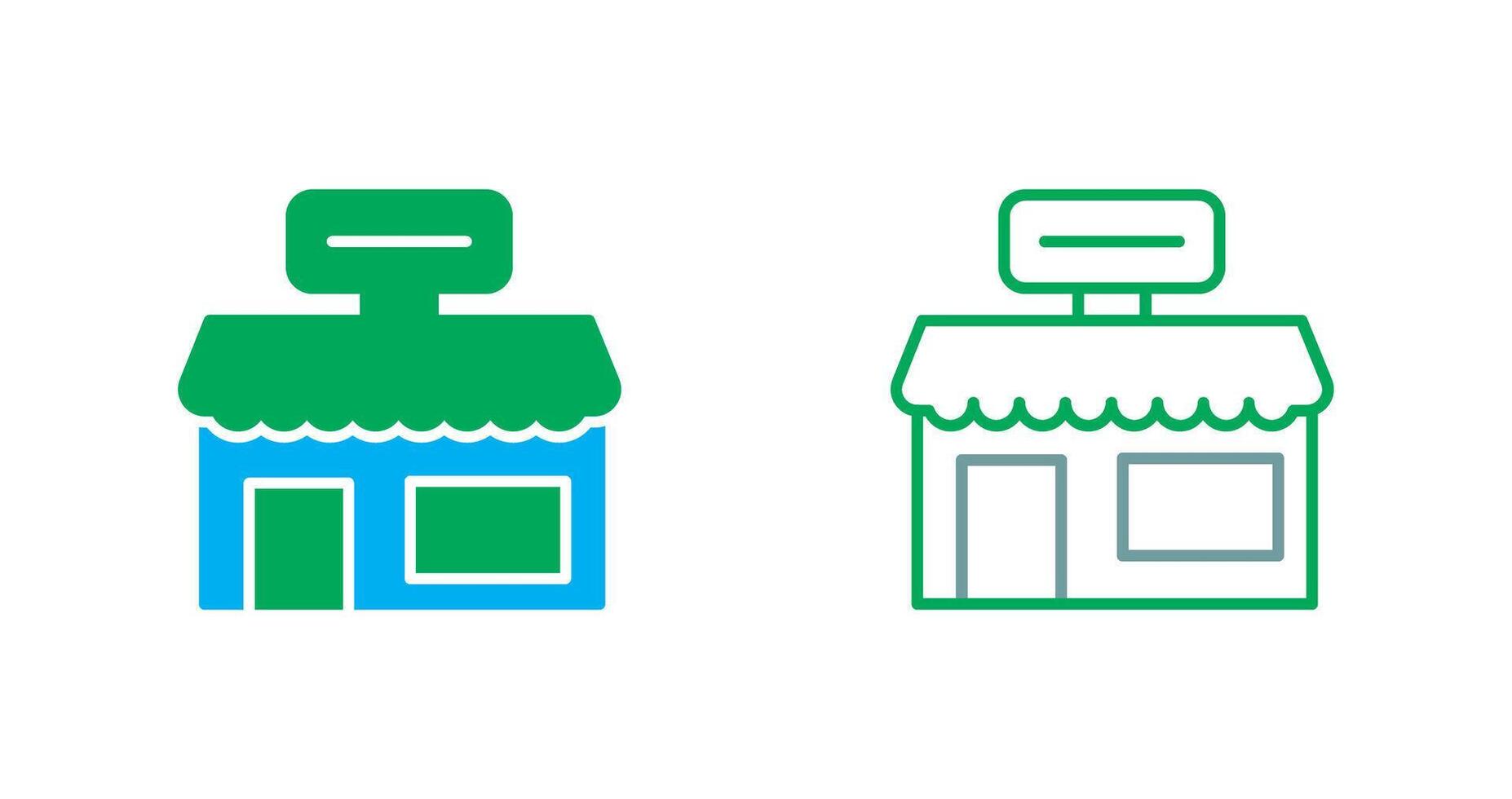 Shop Icon Design vector