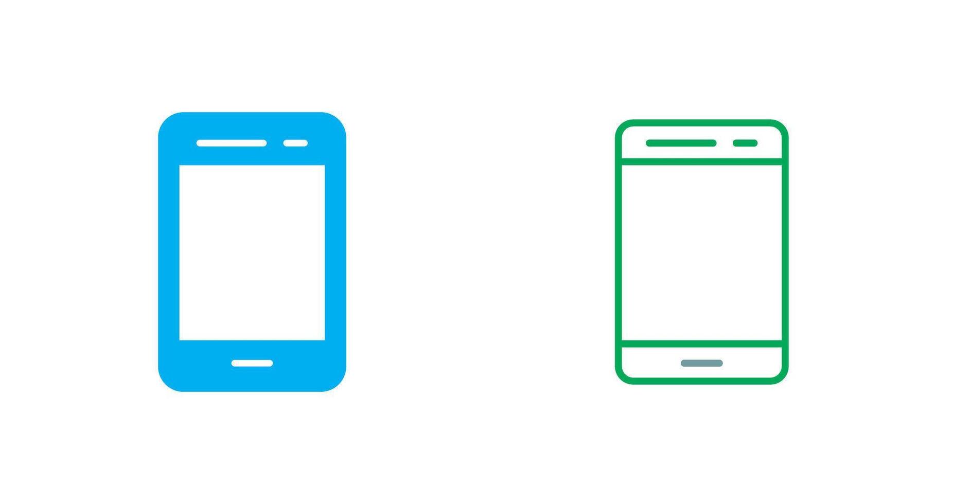 Mobile Icon Design vector