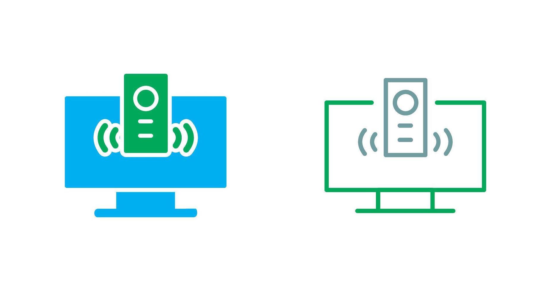 Remote Icon Design vector