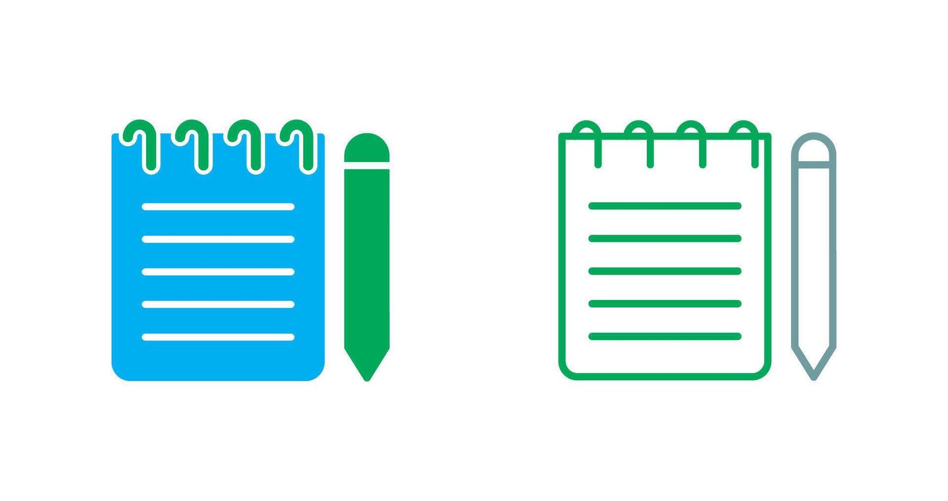 Note Icon Design vector