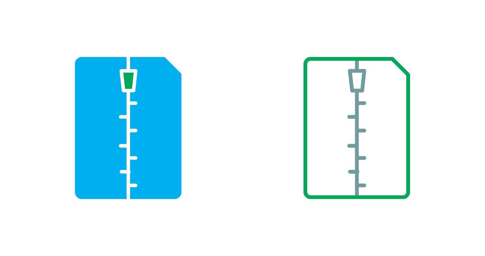 Compressed Icon Design vector