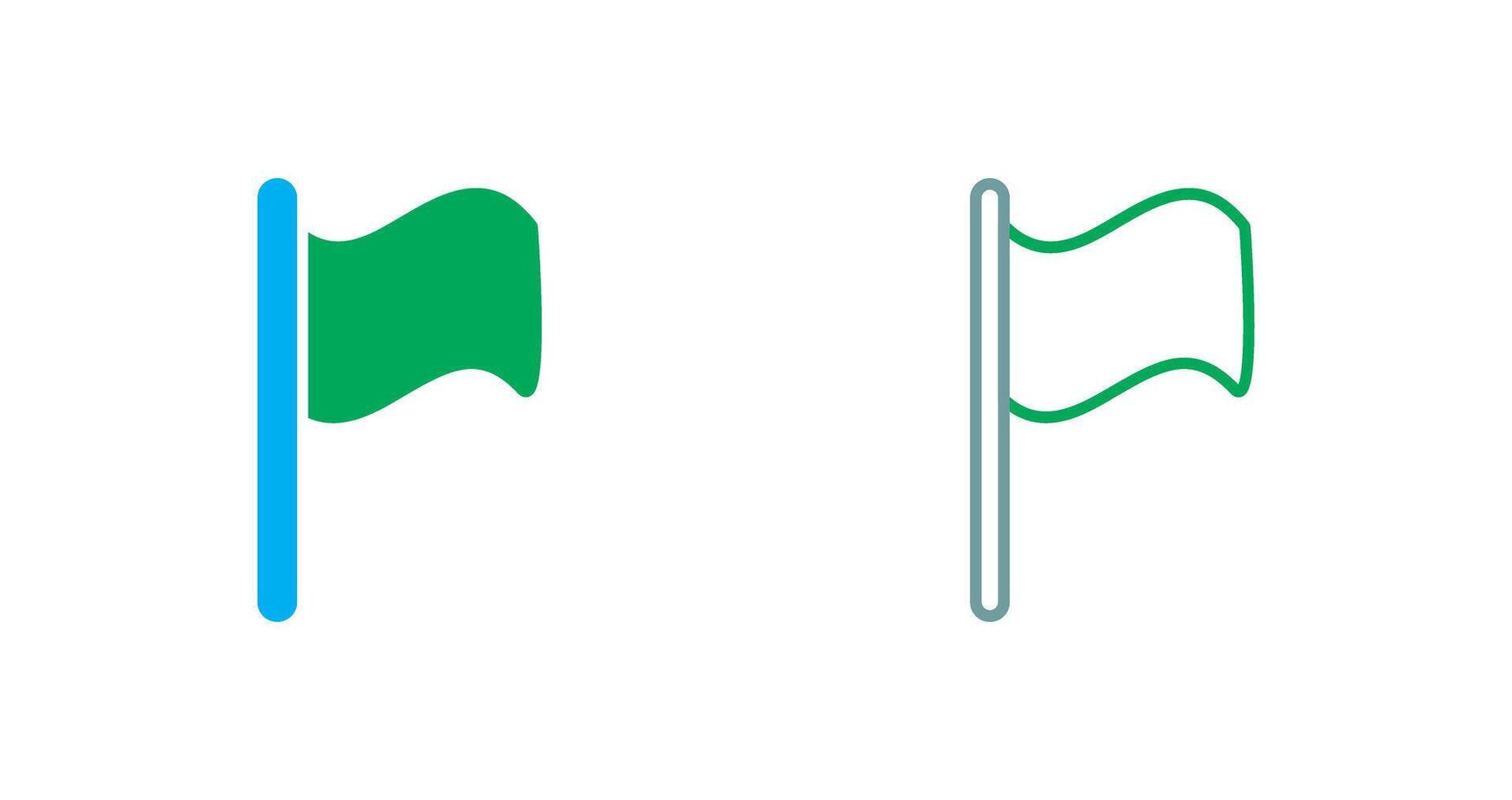 Flag Icon Design vector