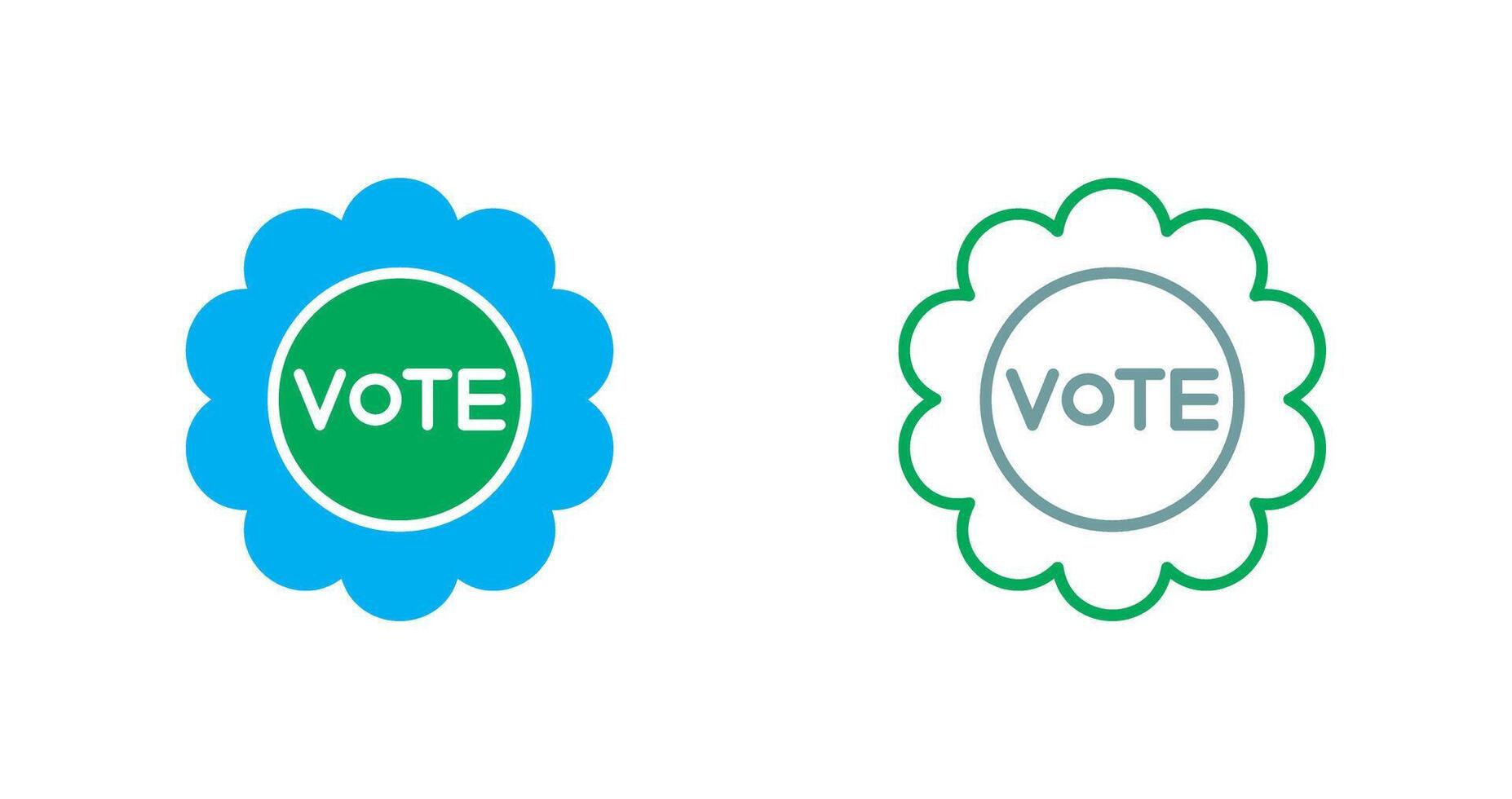 diseño de icono de voto vector