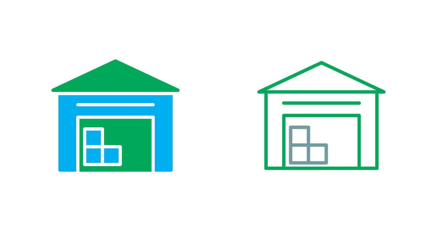 Warehouse Icon Design vector