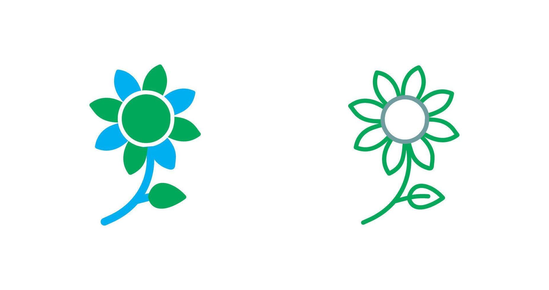 Flowers Icon Design vector