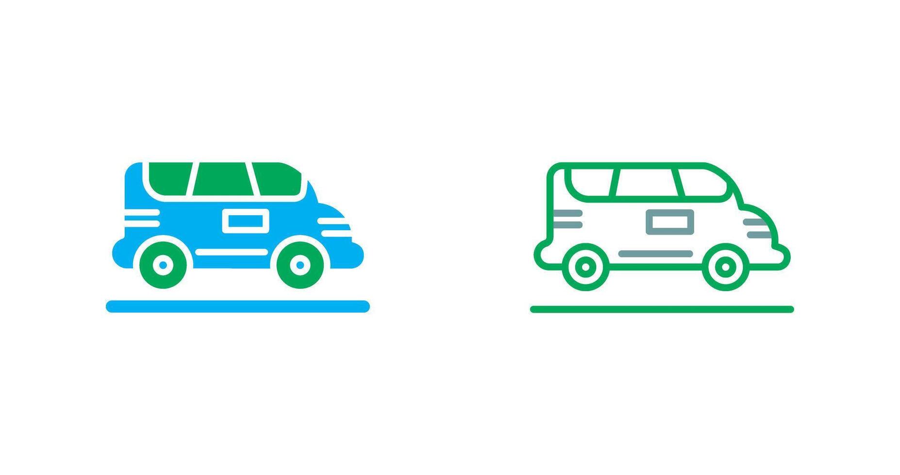 Van Icon Design vector