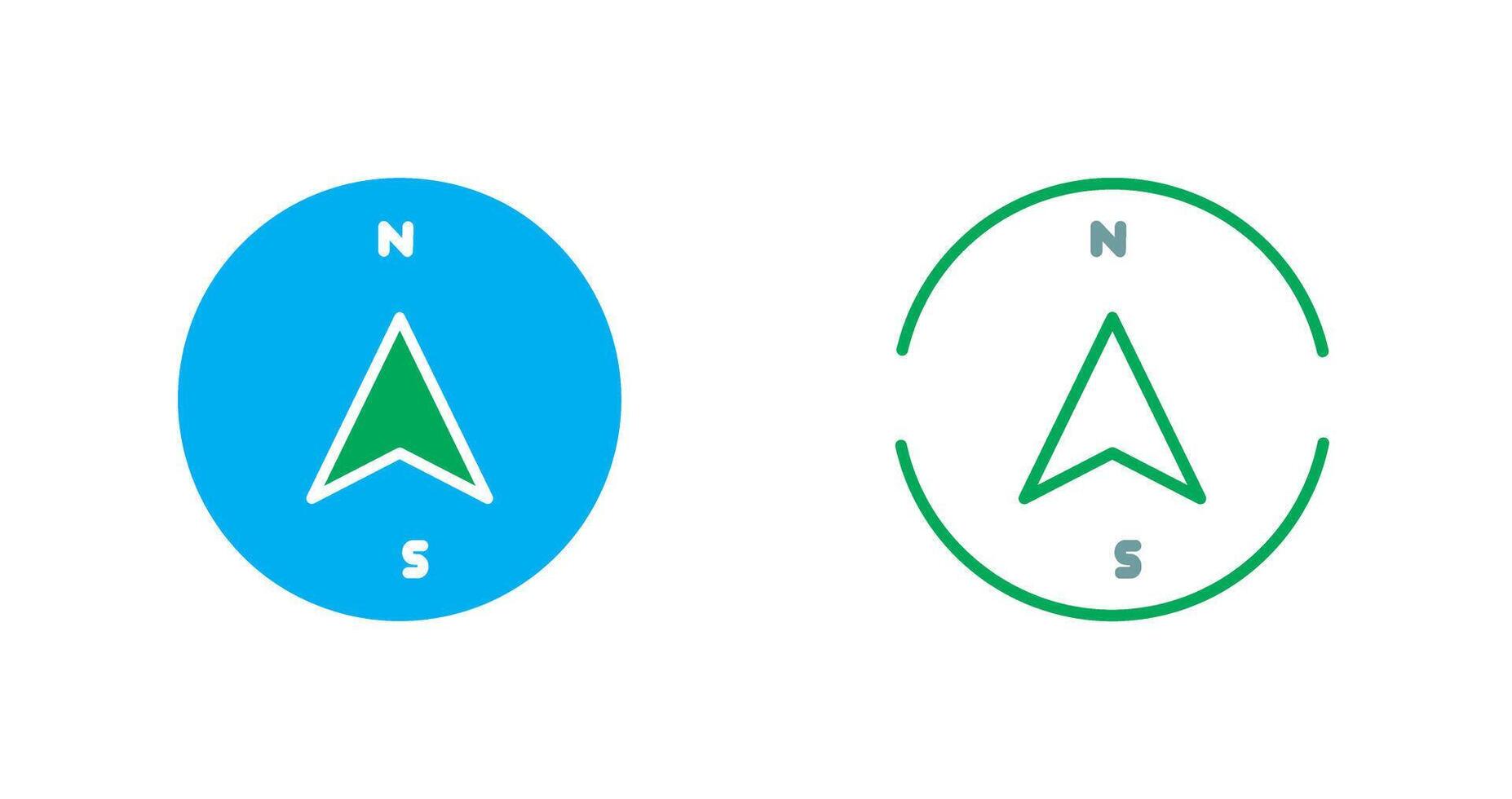 Navigation Icon Design vector