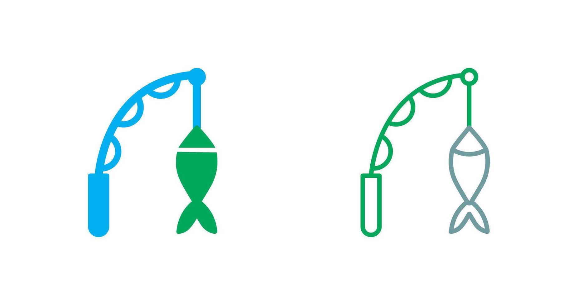 Fishing Icon Design vector