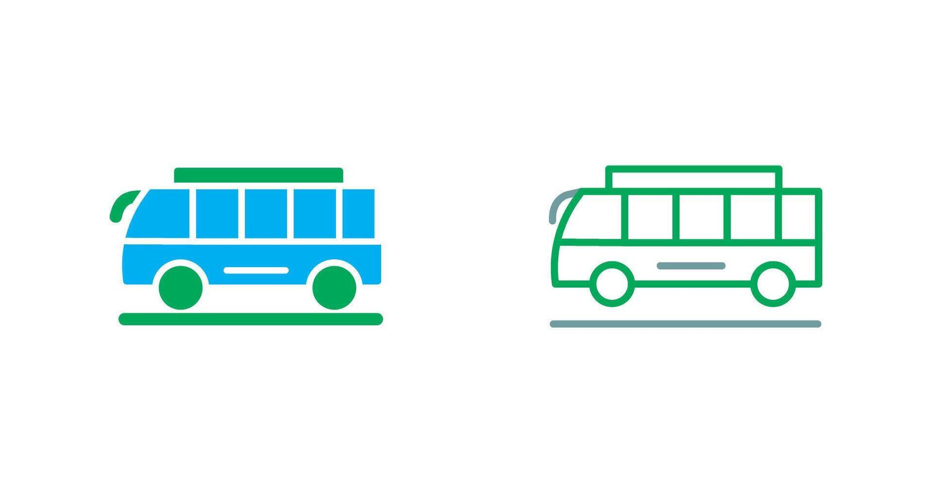 Bus Icon Design vector