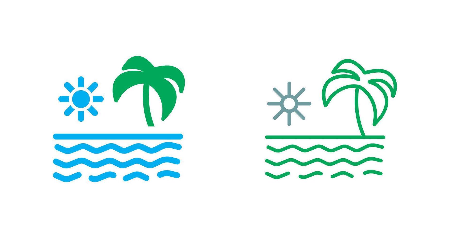 diseño de icono de verano vector