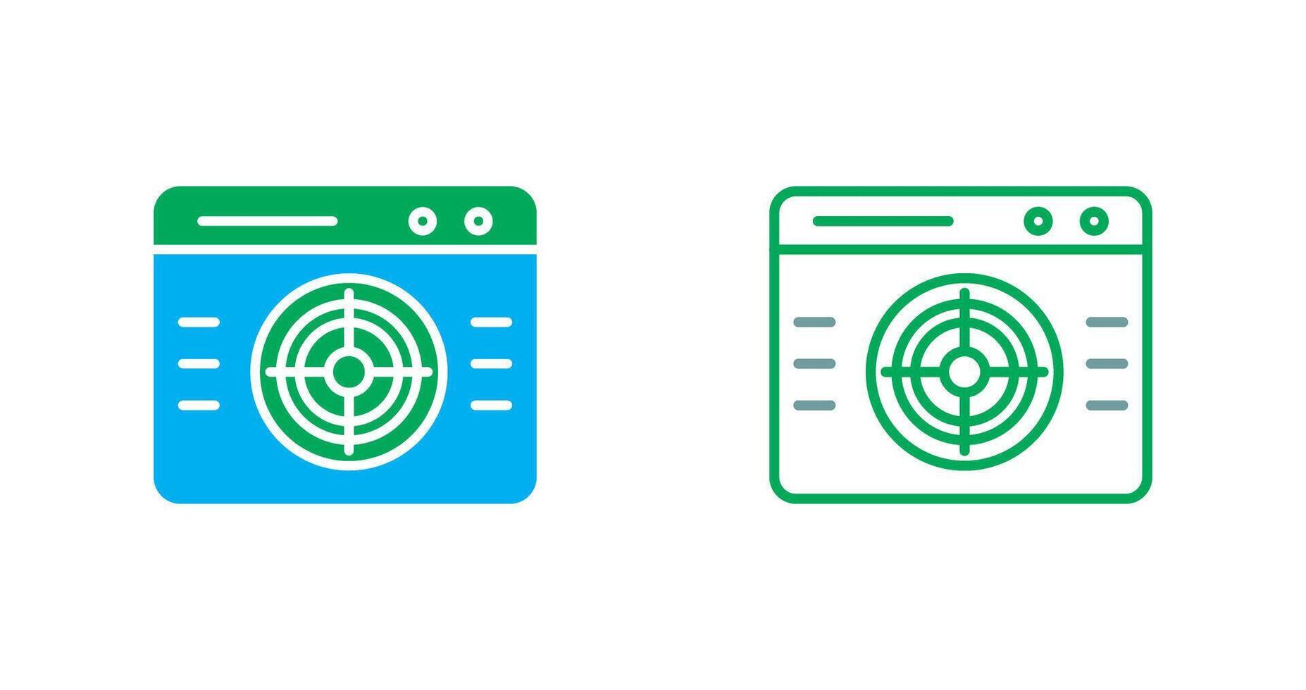 Target Icon Design vector