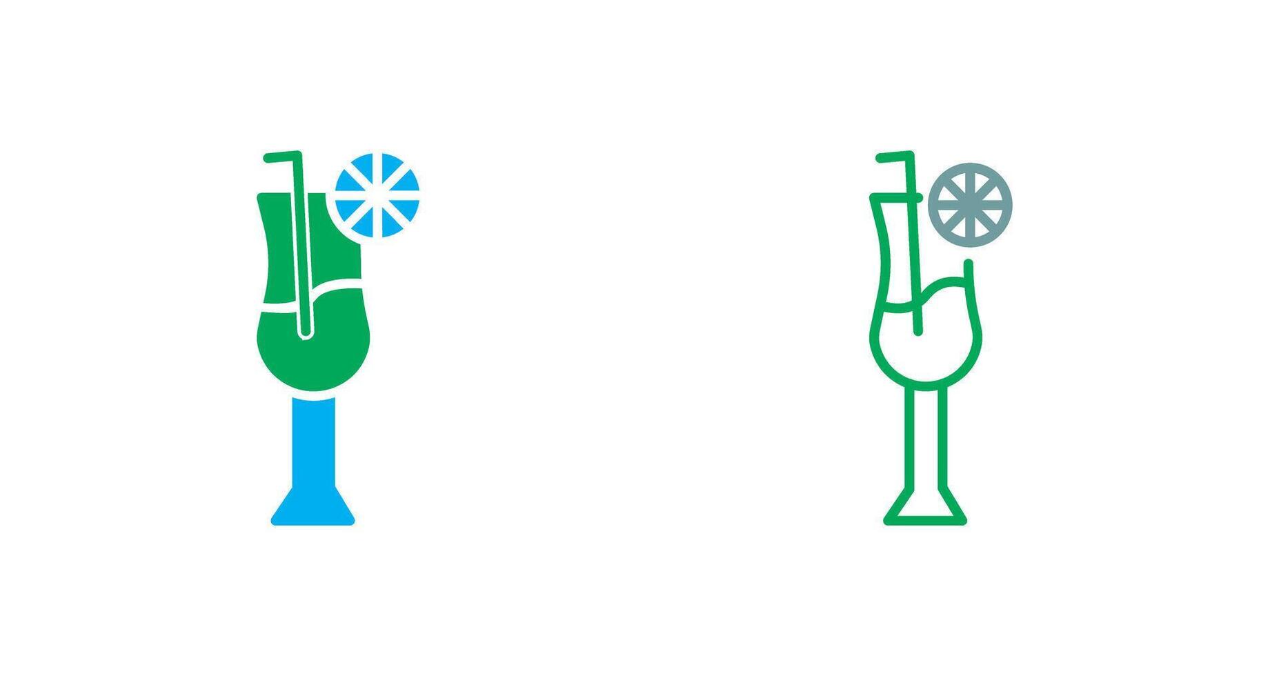 Cocktail Icon Design vector
