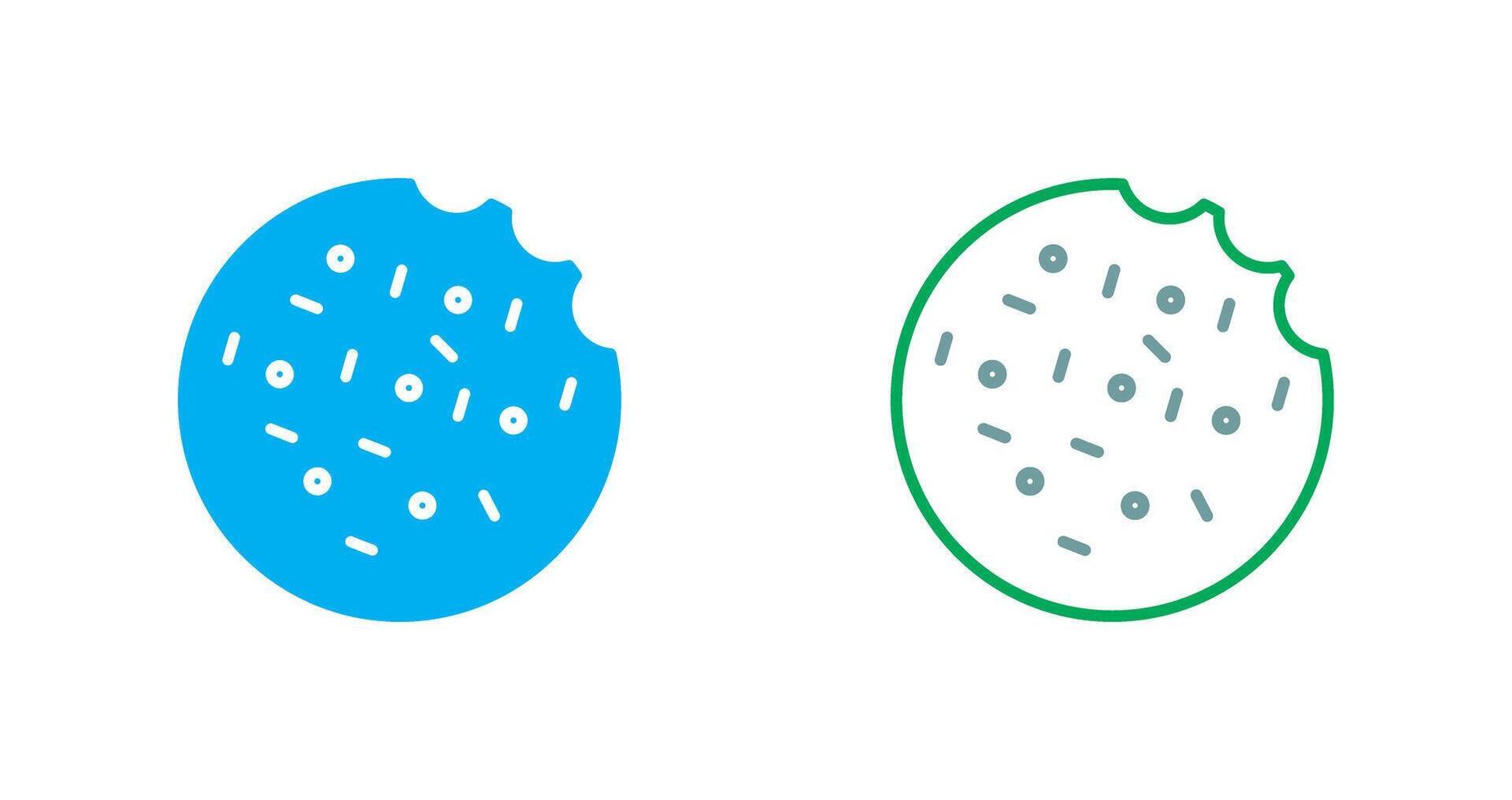 Cookie Icon Design vector