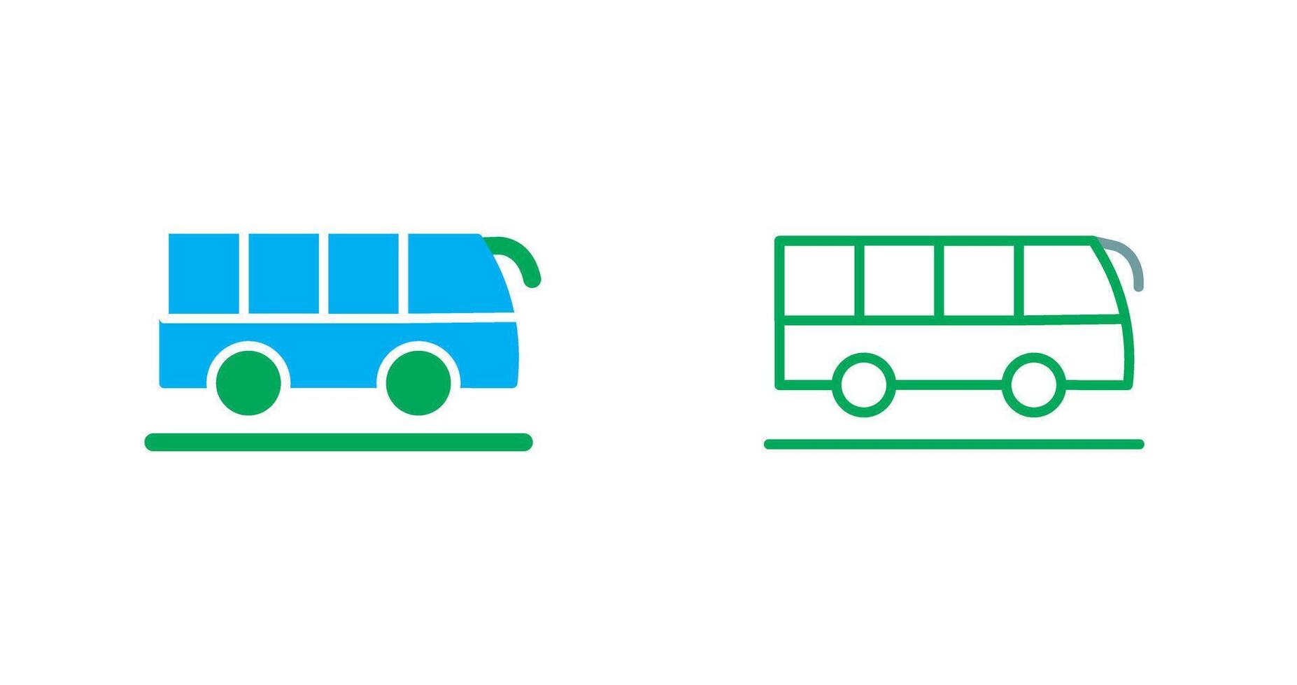 Bus Icon Design vector