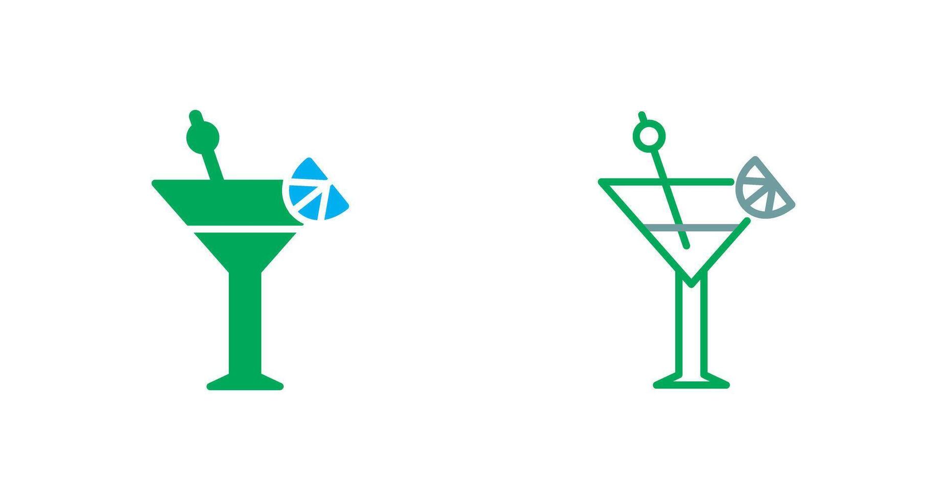 Martini Icon Design vector