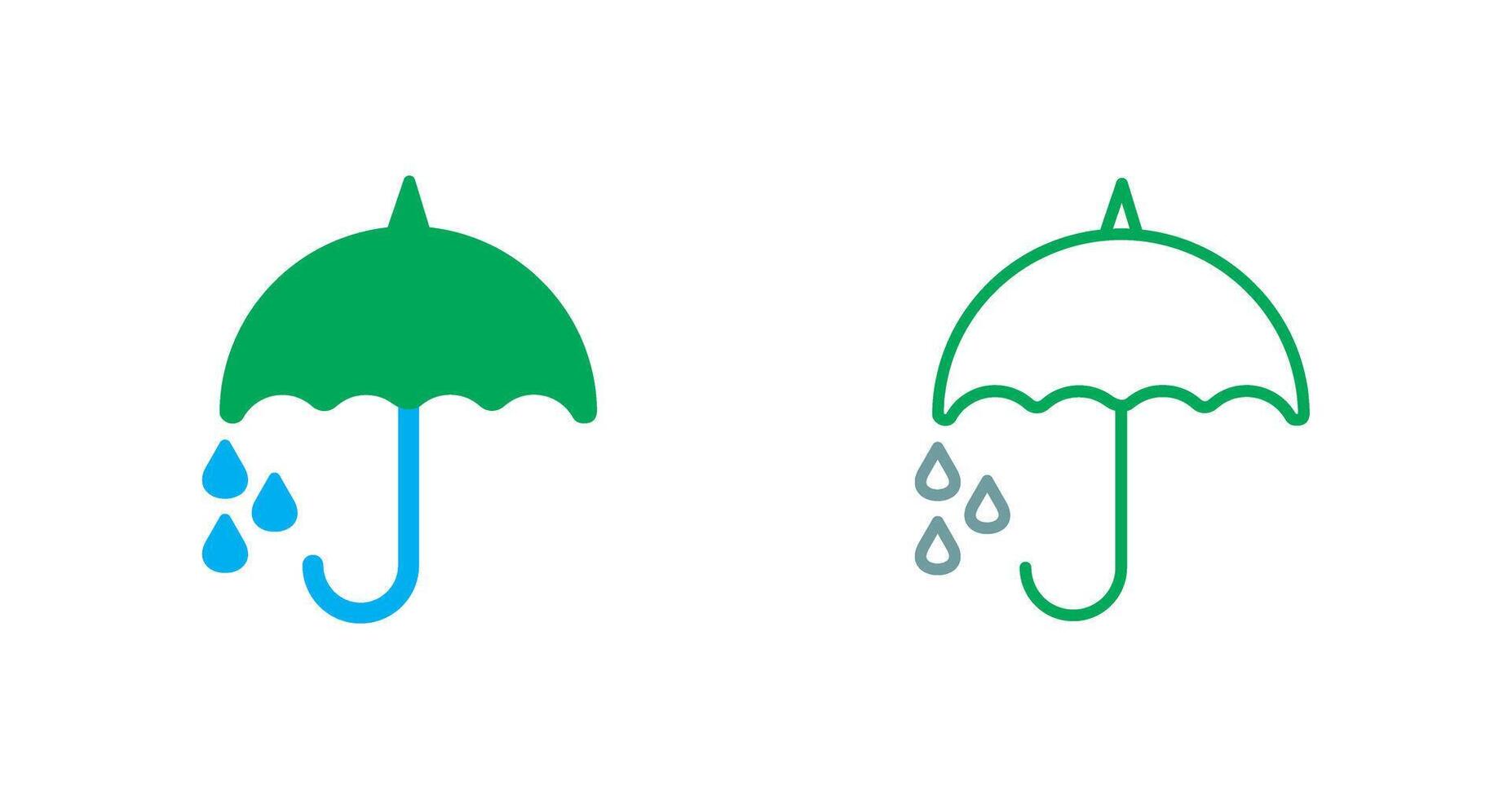 Umbrella Icon Design vector