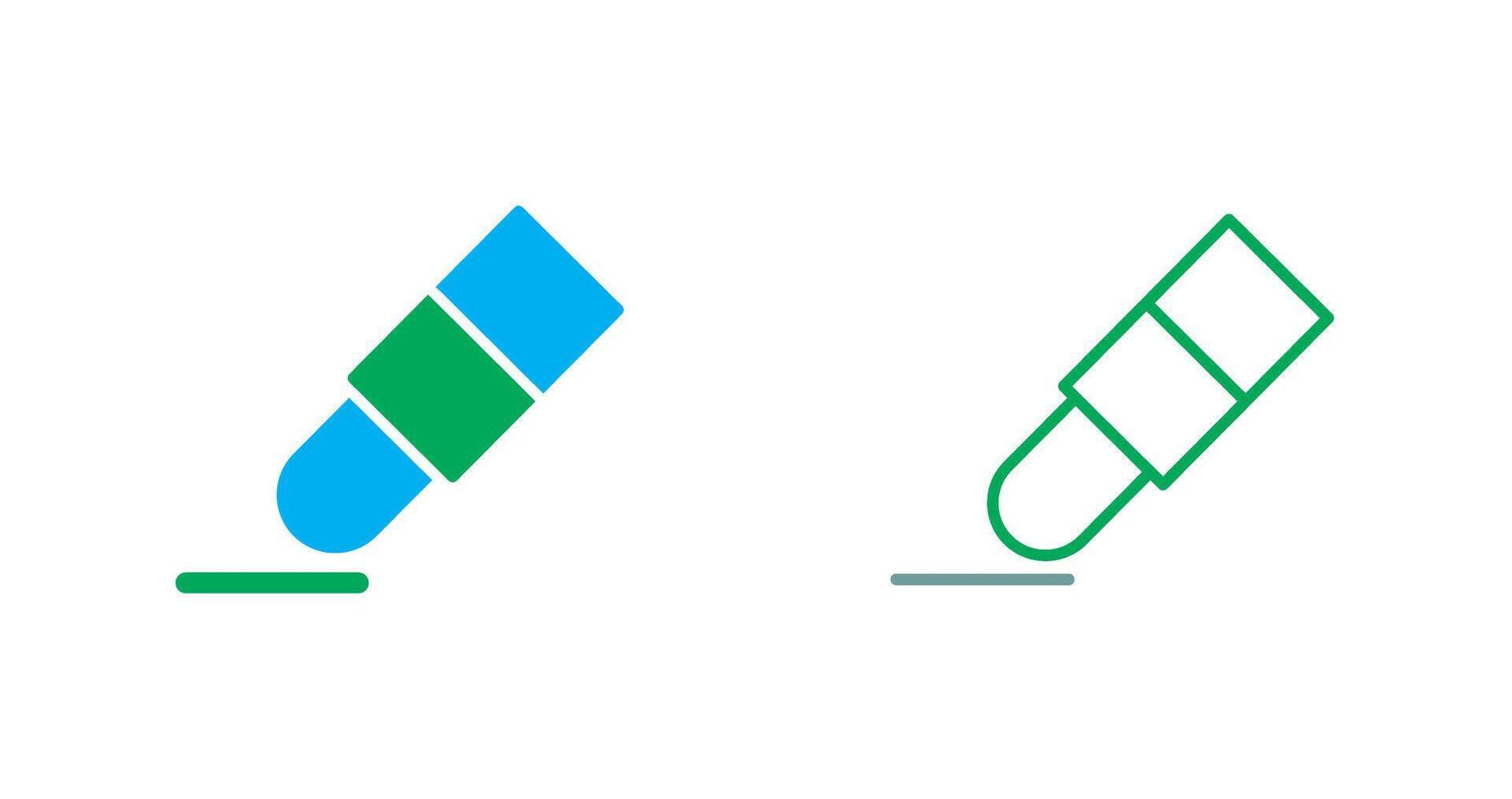 Eraser Icon Design vector