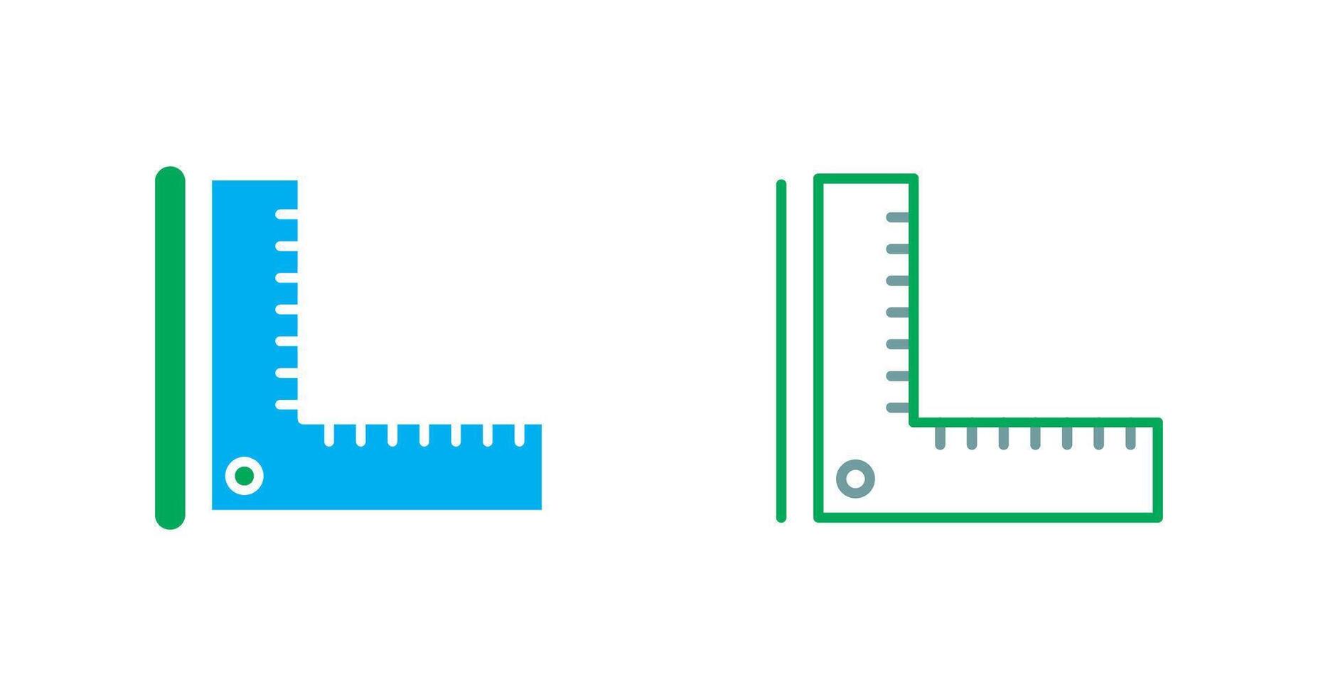 Ruler Icon Design vector