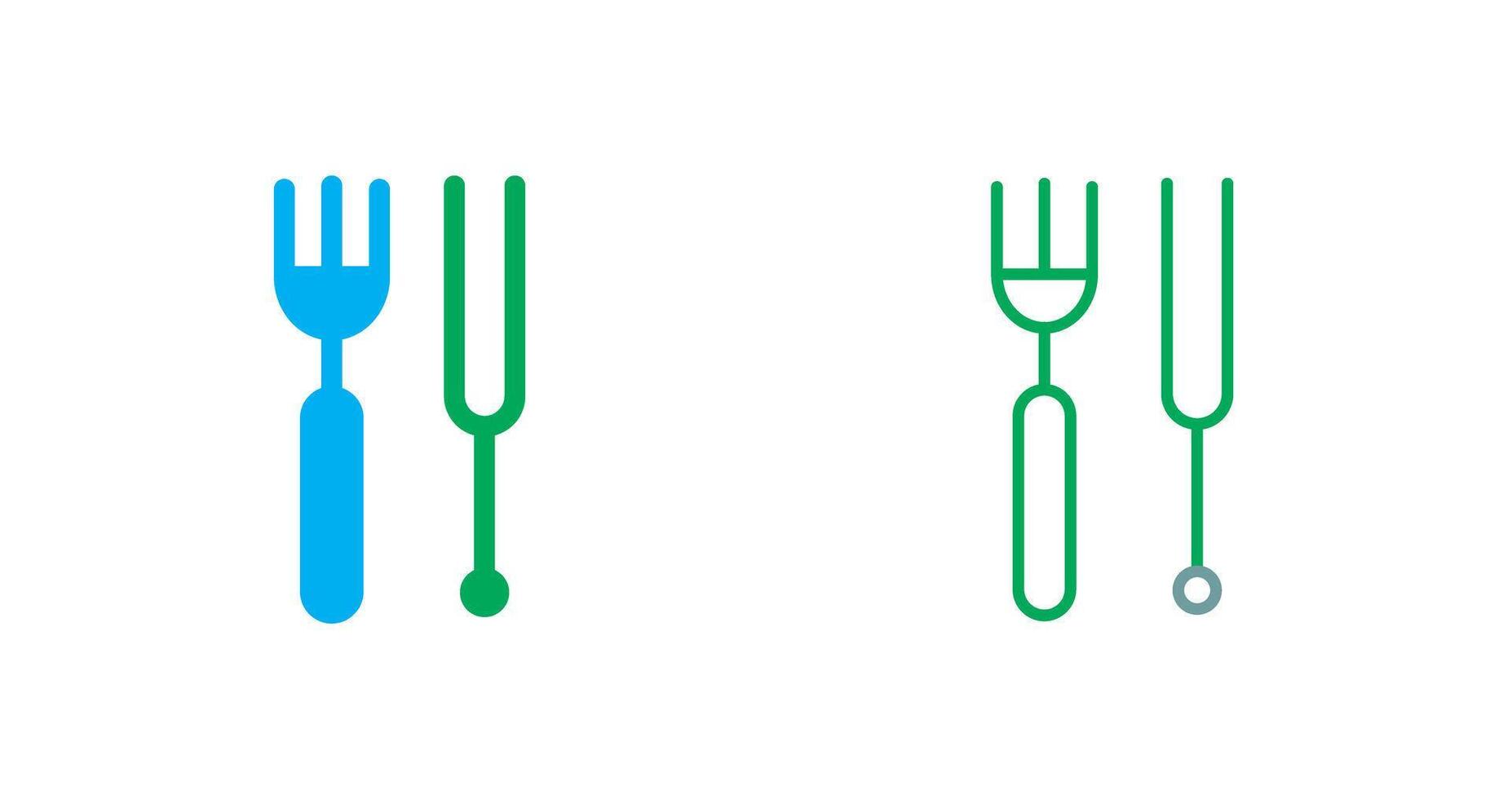Fork Icon Design vector
