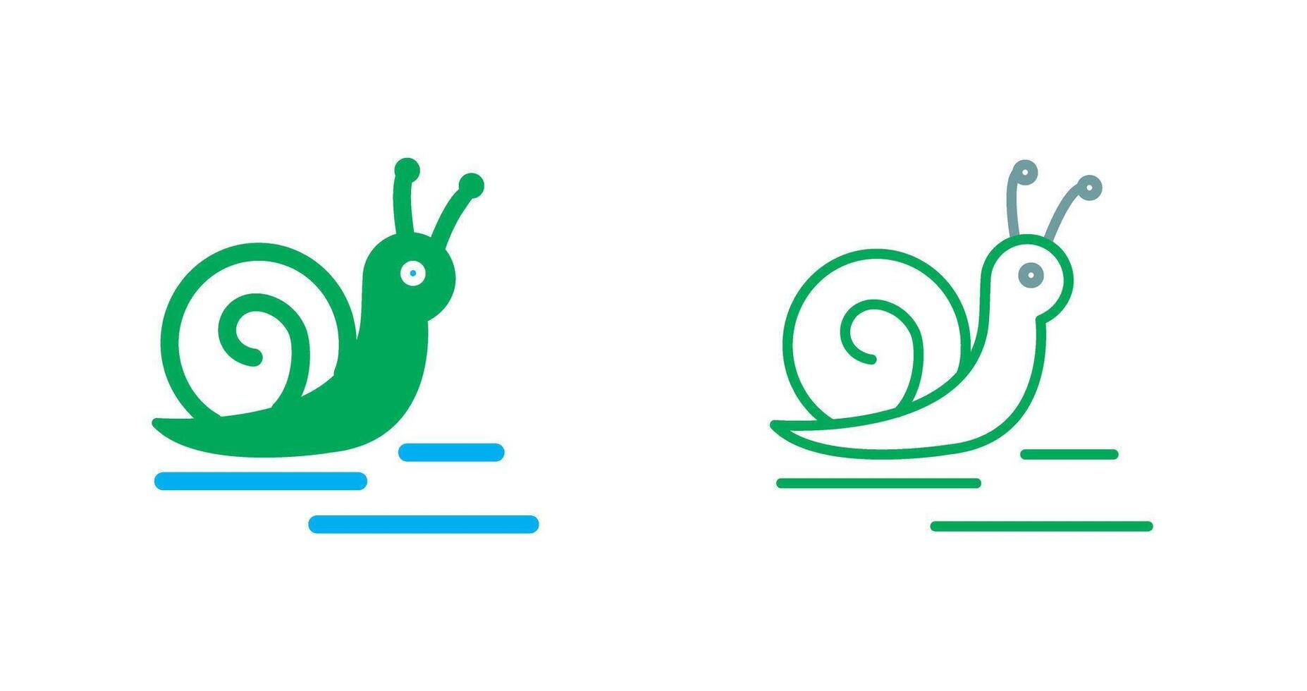 Snail Icon Design vector